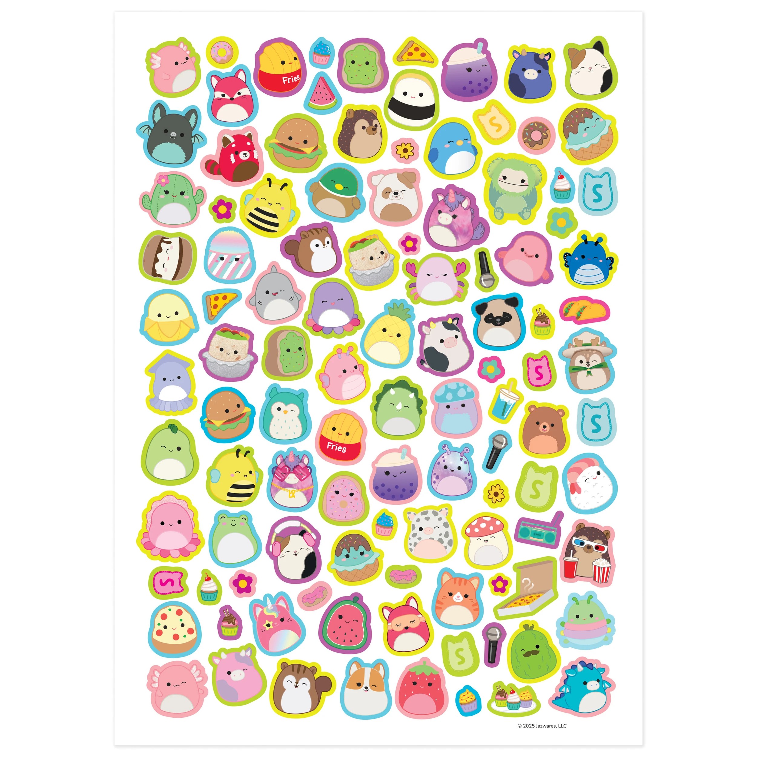 3 Original Squishmallows Puffy Stickers - Book, 3 of 6