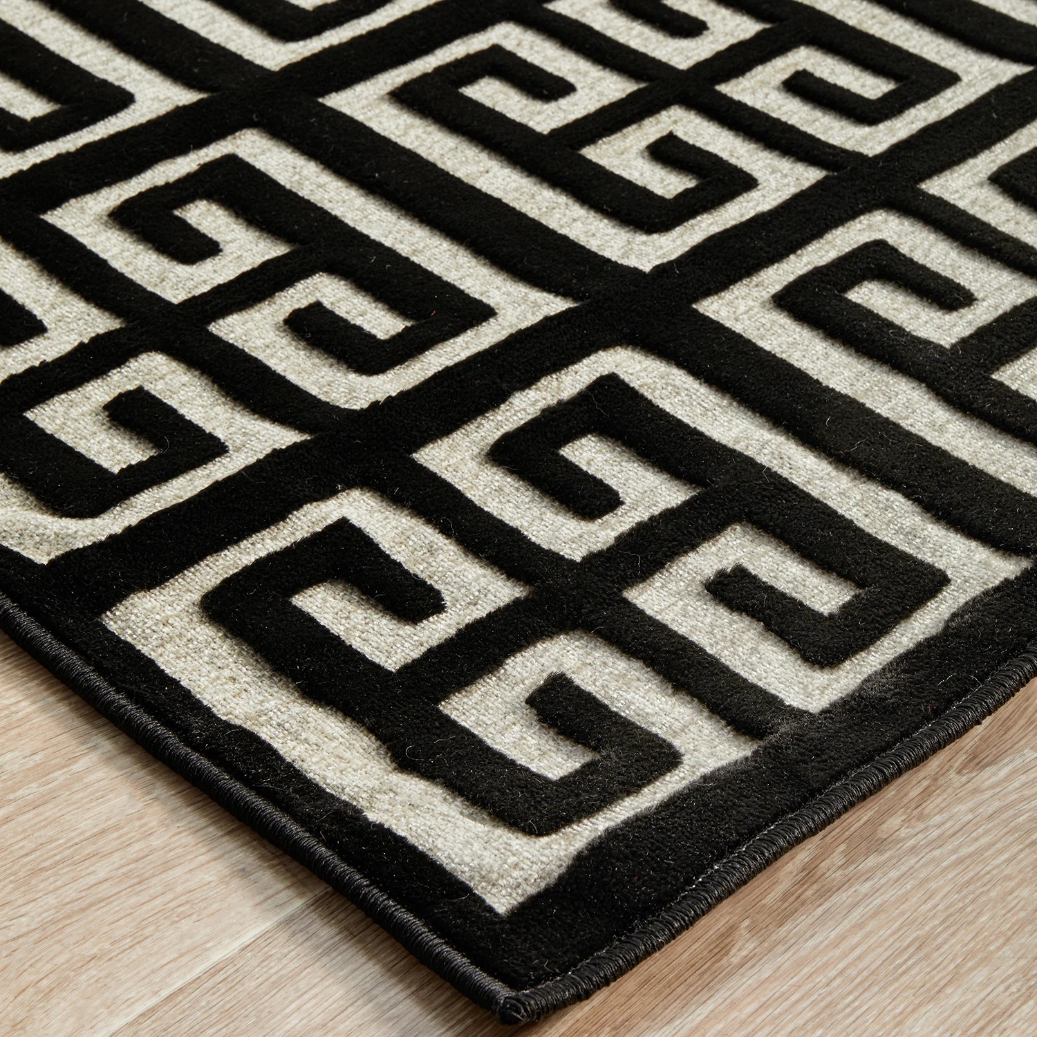5 Common Ground Rugs Citadel Brenda 290x200cm - Large Floor Rug - Black, 5 of 7