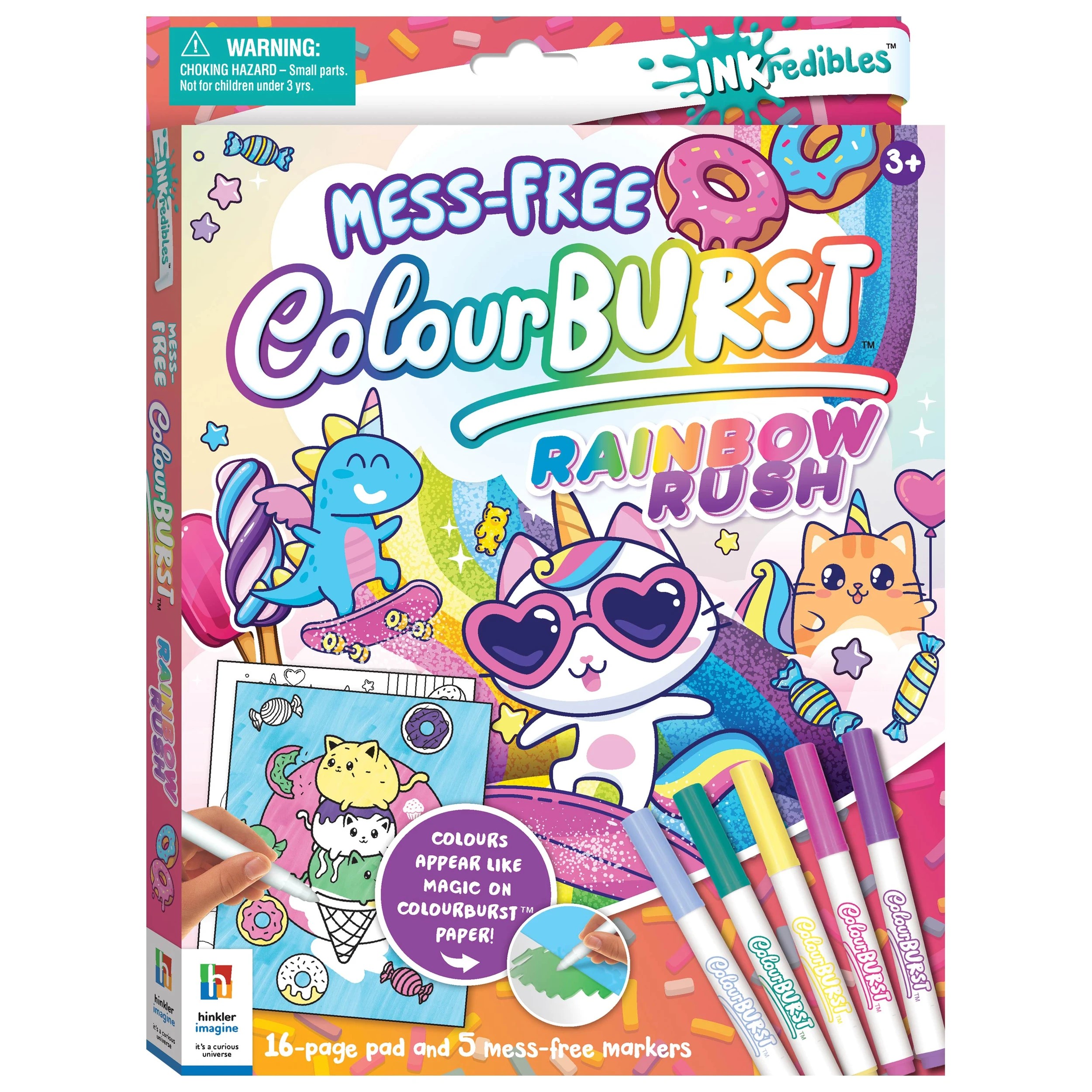 1 INKredibles Mess-Free ColourBurst Rainbow Rush​ - Book, 1 of 6