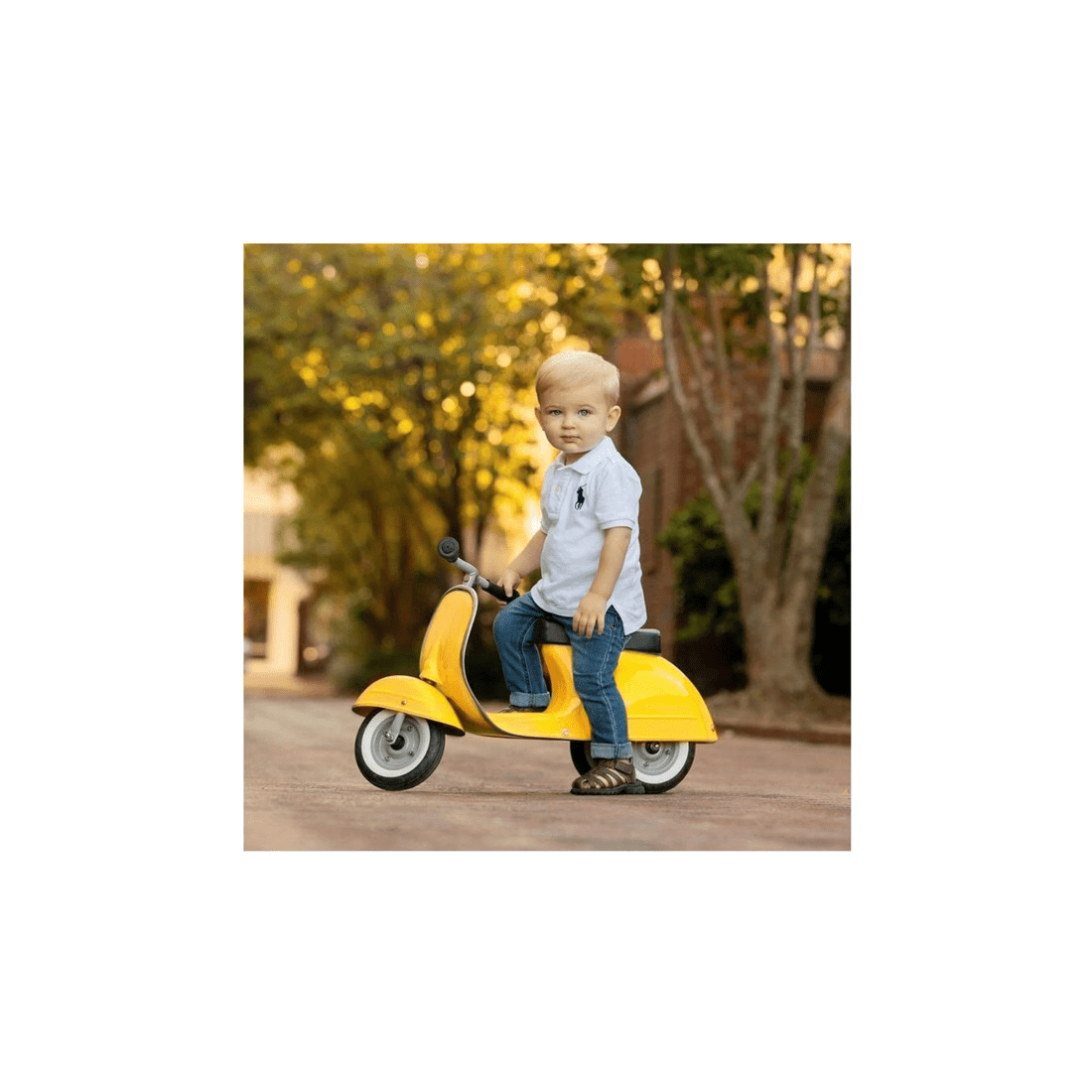 2 Ambosstoys Primo Ride-On Toy Metal Ride-On Kids Scooter 20kg Capacity Classic
 - yellow, 2 of 5