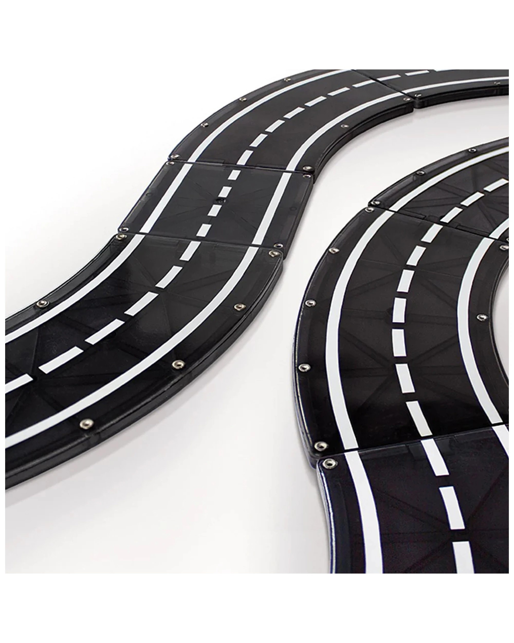 2 Magna-tiles 12pc Xtra Roads Magnetic Construction Toy Set Kids 3 Years Plus - Black, 2 of 3