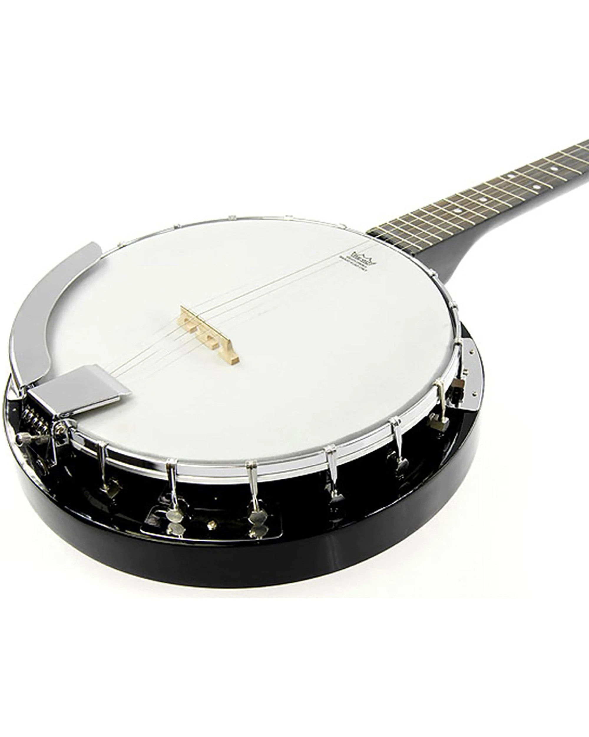 2 Karrera 5 String Resonator Banjo - Black, 2 of 5