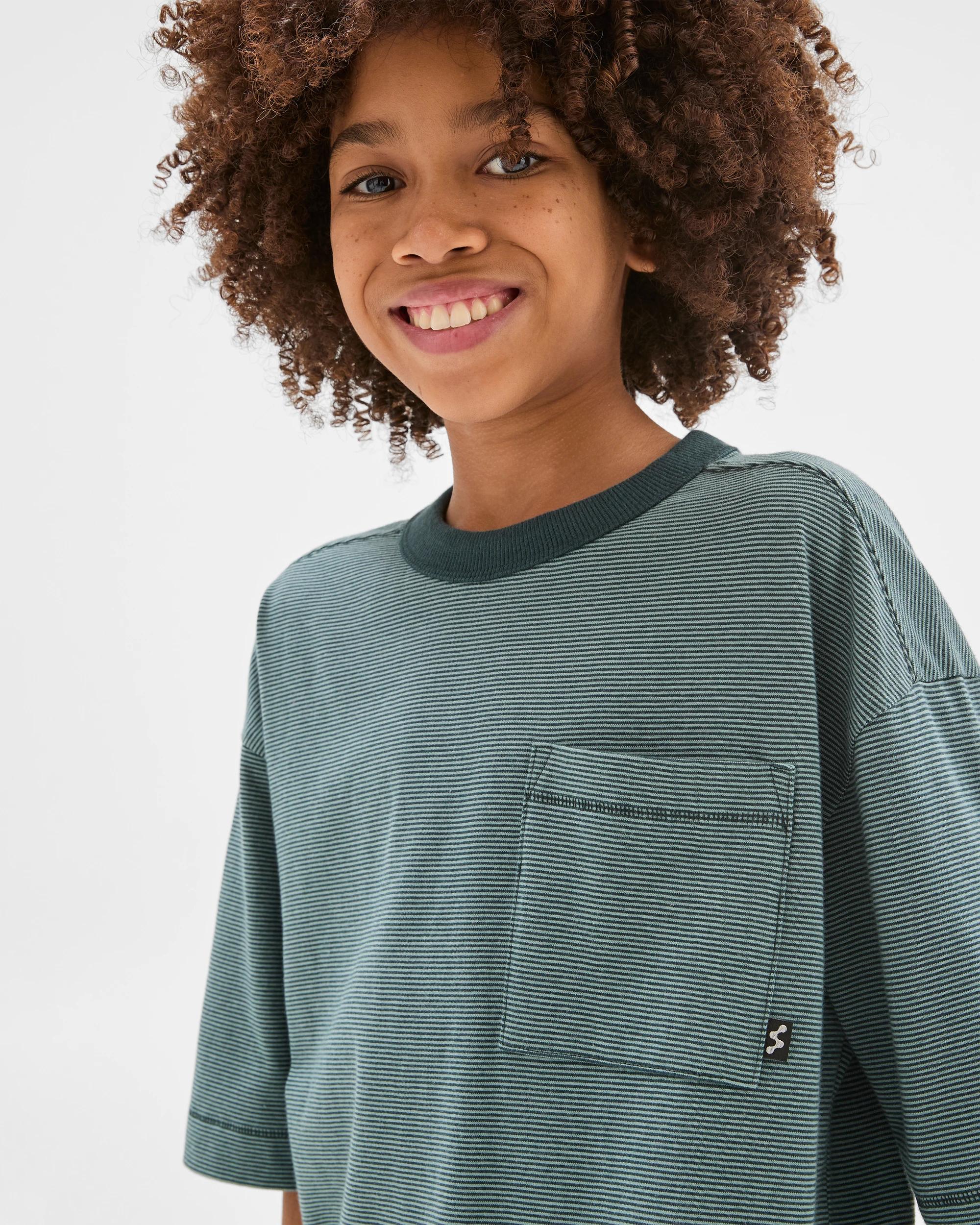 3 Target Kids Australian Cotton Oversized T-Shirt TEAL, 3 of 7