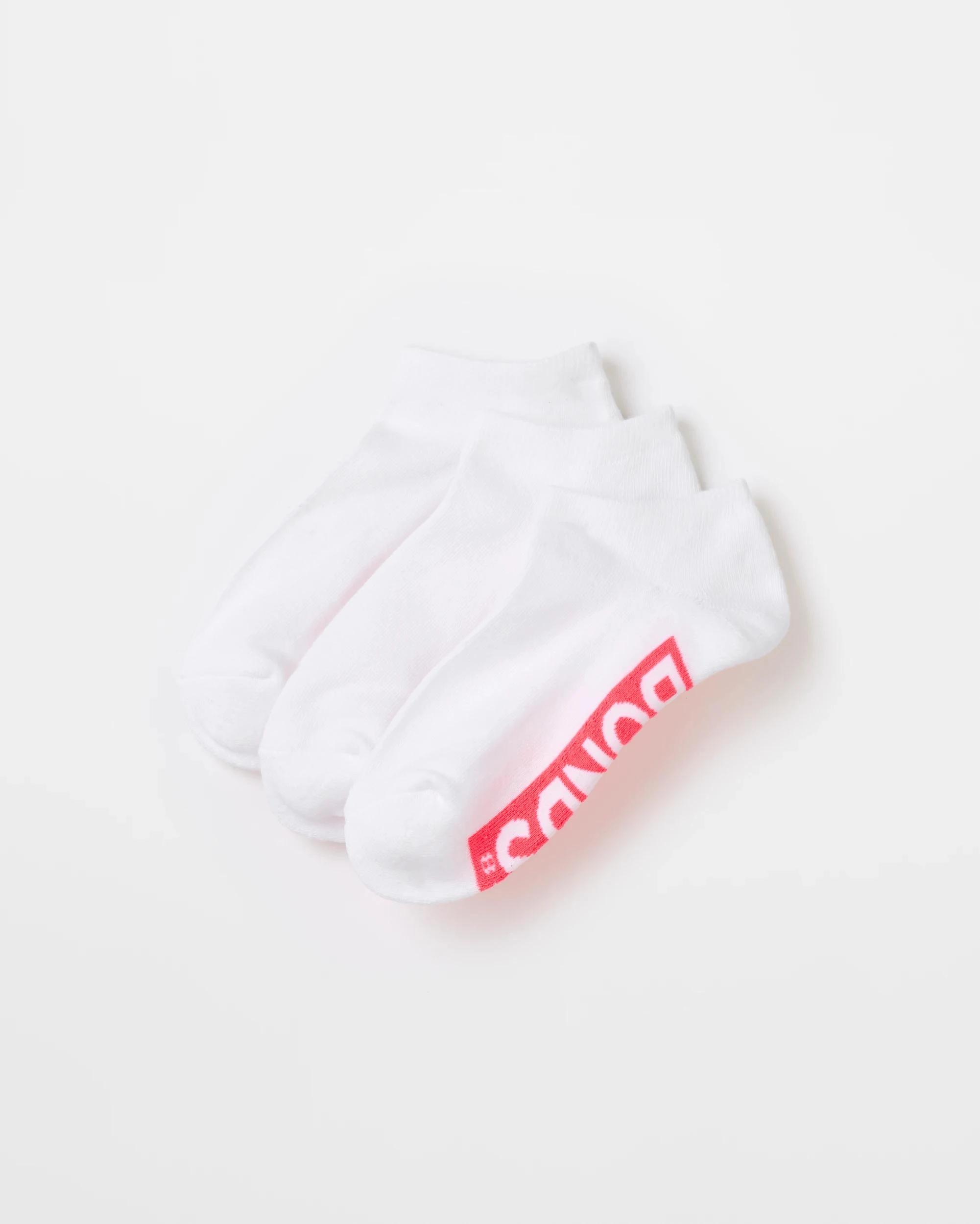 4 Women's Cotton Blend Cushioned Low Cut Socks 3 Pack - Bonds WHITE, 4 of 6