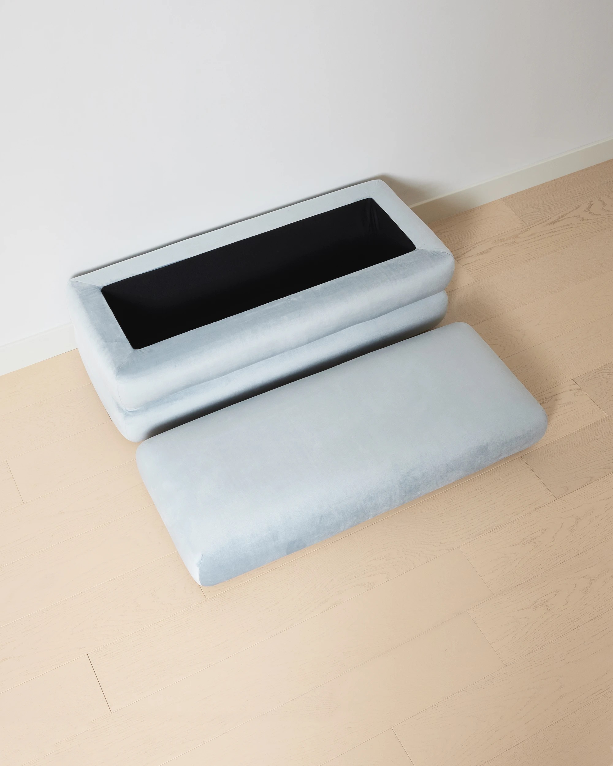 4 Aleks Velvet Storage Bench, 4 of 8