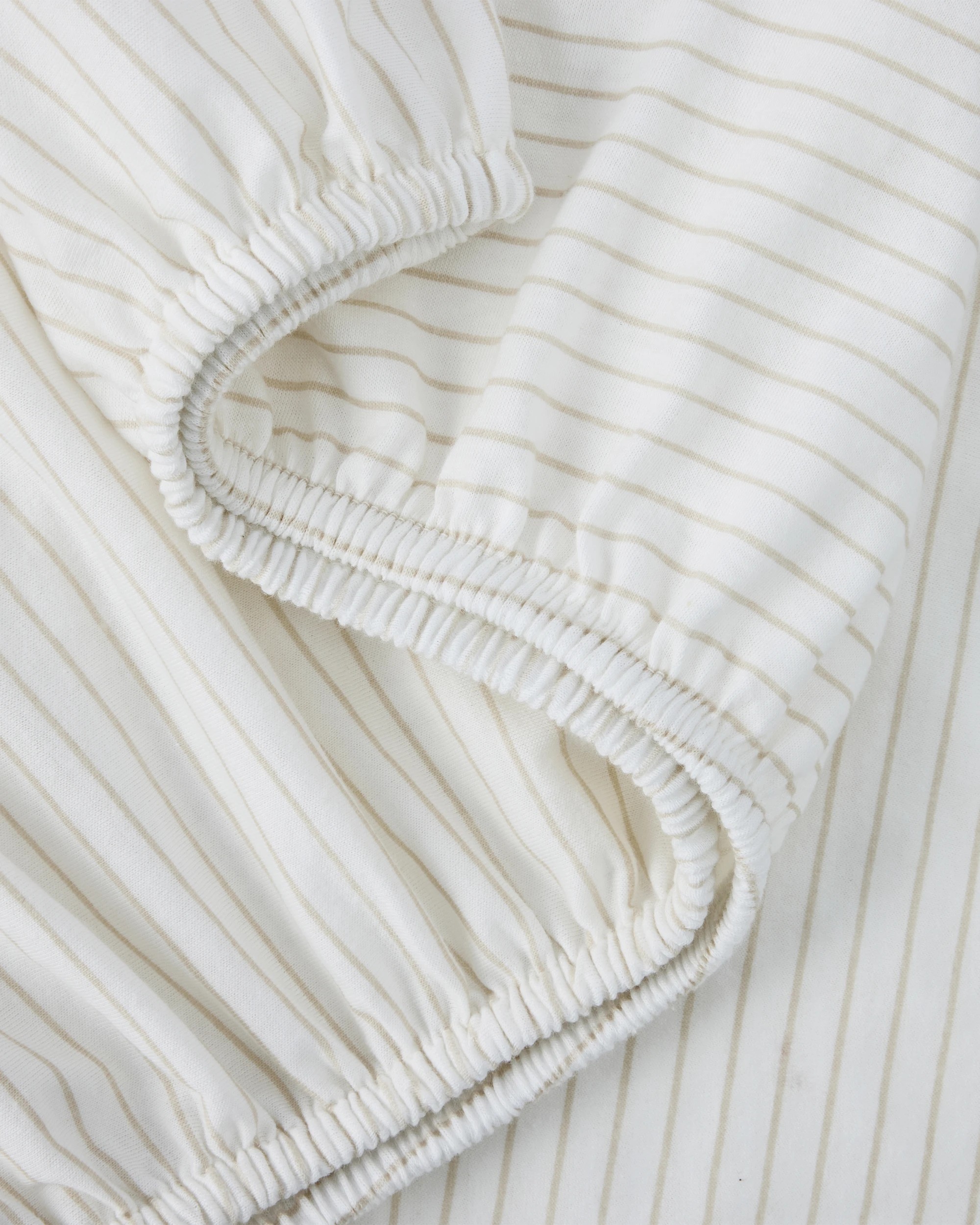 4 2 Pack Jersey Cotton Fitted Cot Sheets - Sand, 4 of 6