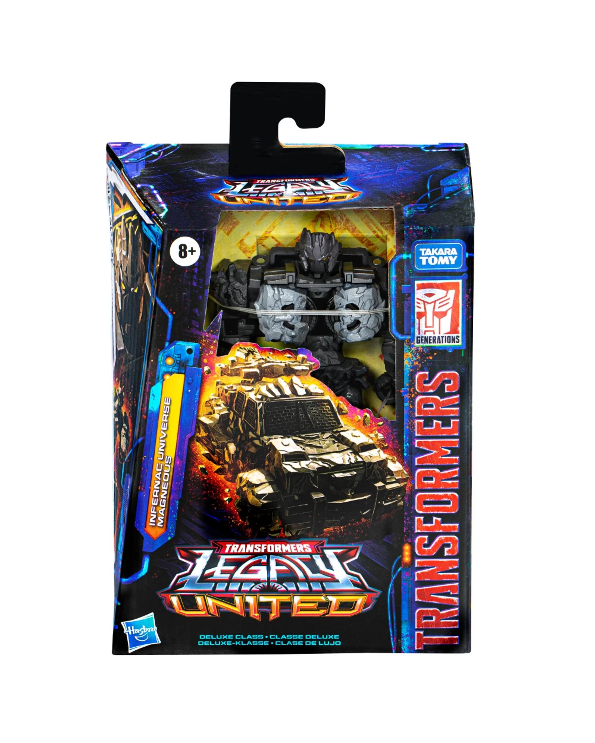 1 Transformers Legacy United Infernac Universe Magneous Deluxe Class Action Figure, 1 of 4