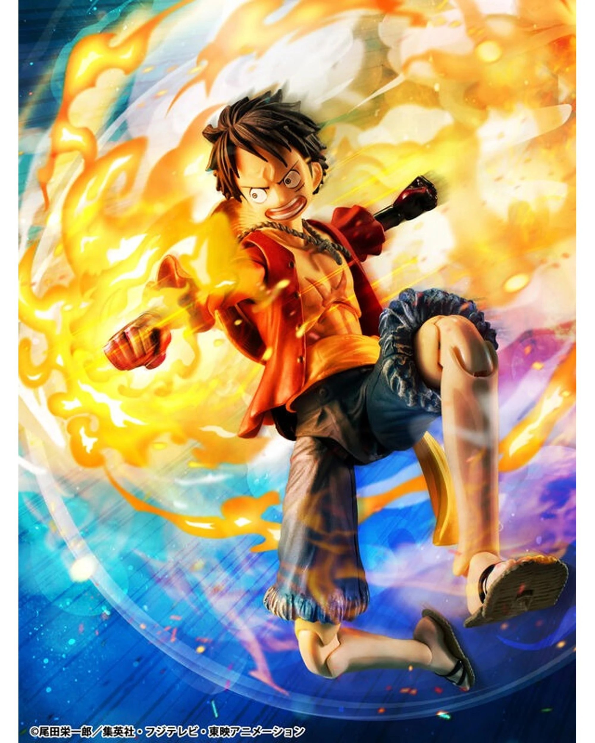 5 Megahouse Variable Action Heroes One Piece Monkey D Luffy Arament Haki Version, 5 of 5