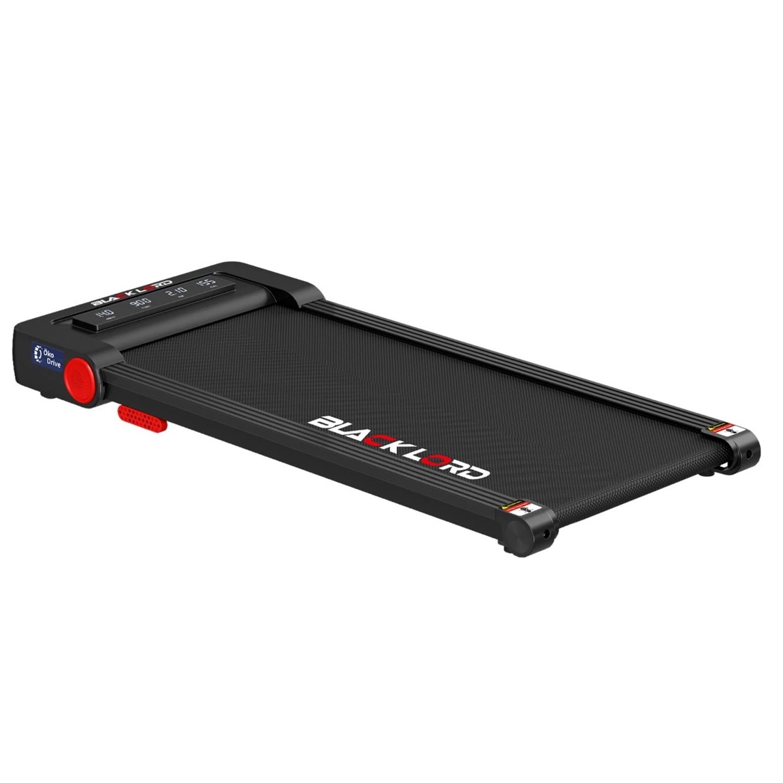 1 Black Lord Treadmill Electric Walking Pad Under Desk Home Gym Fitness 450mm Belt - Black, 1 of 4