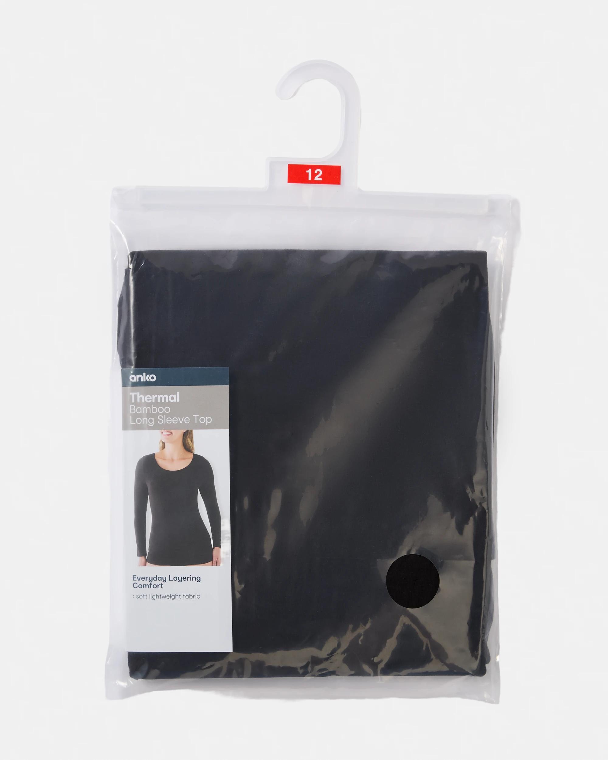 10 Bamboo Long Sleeve Top Black, 10 of 10