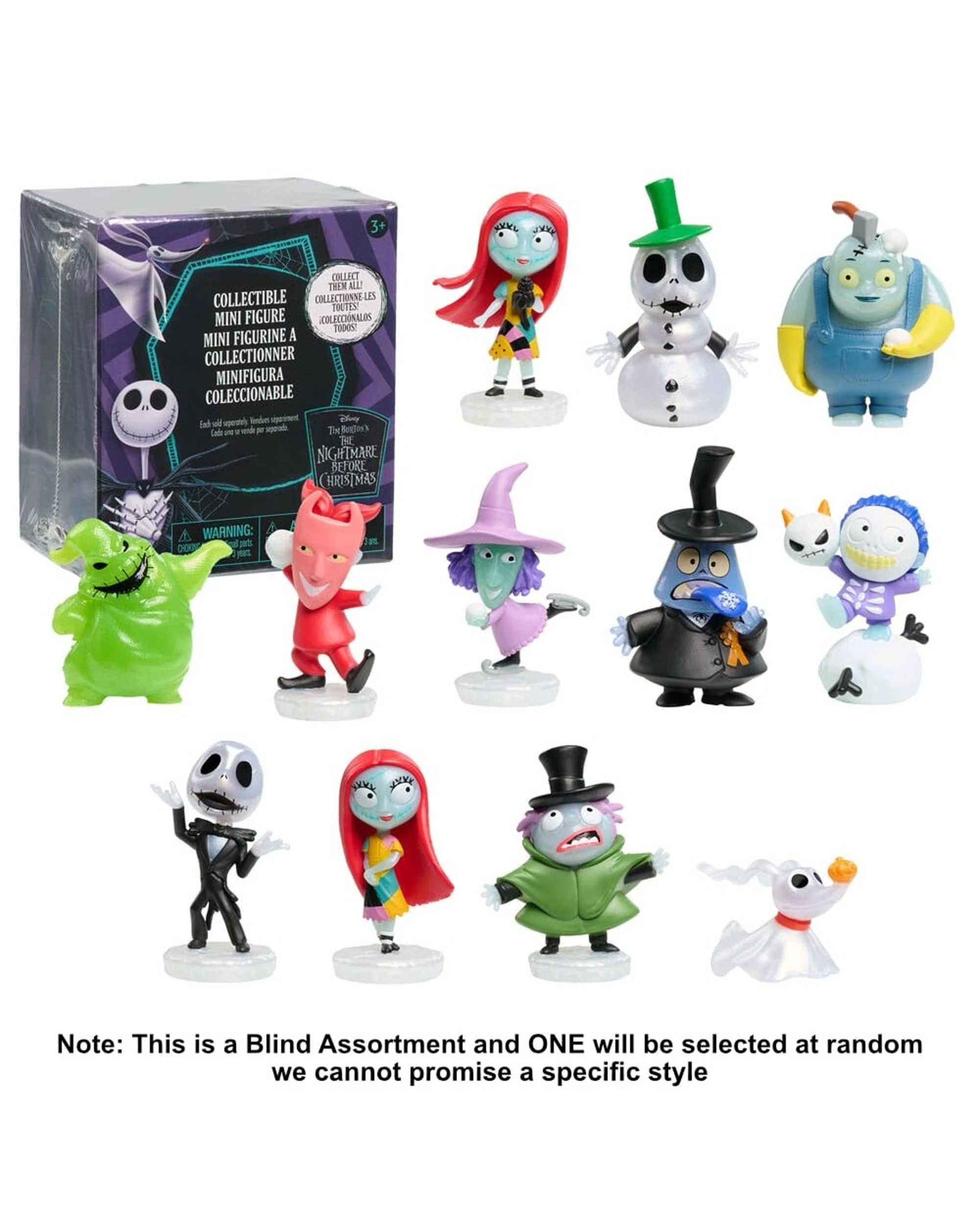 2 The Nightmare Before Christmas Collectible Mini Figure Blind Box, 2 of 10
