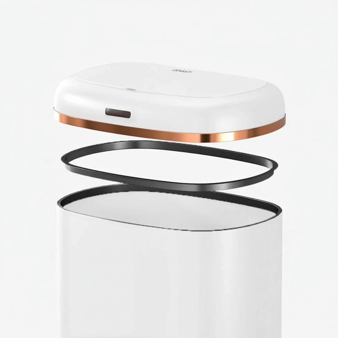 5 Devanti 38L Motion Sensor Bin Rubbish Automatic - White, 5 of 6