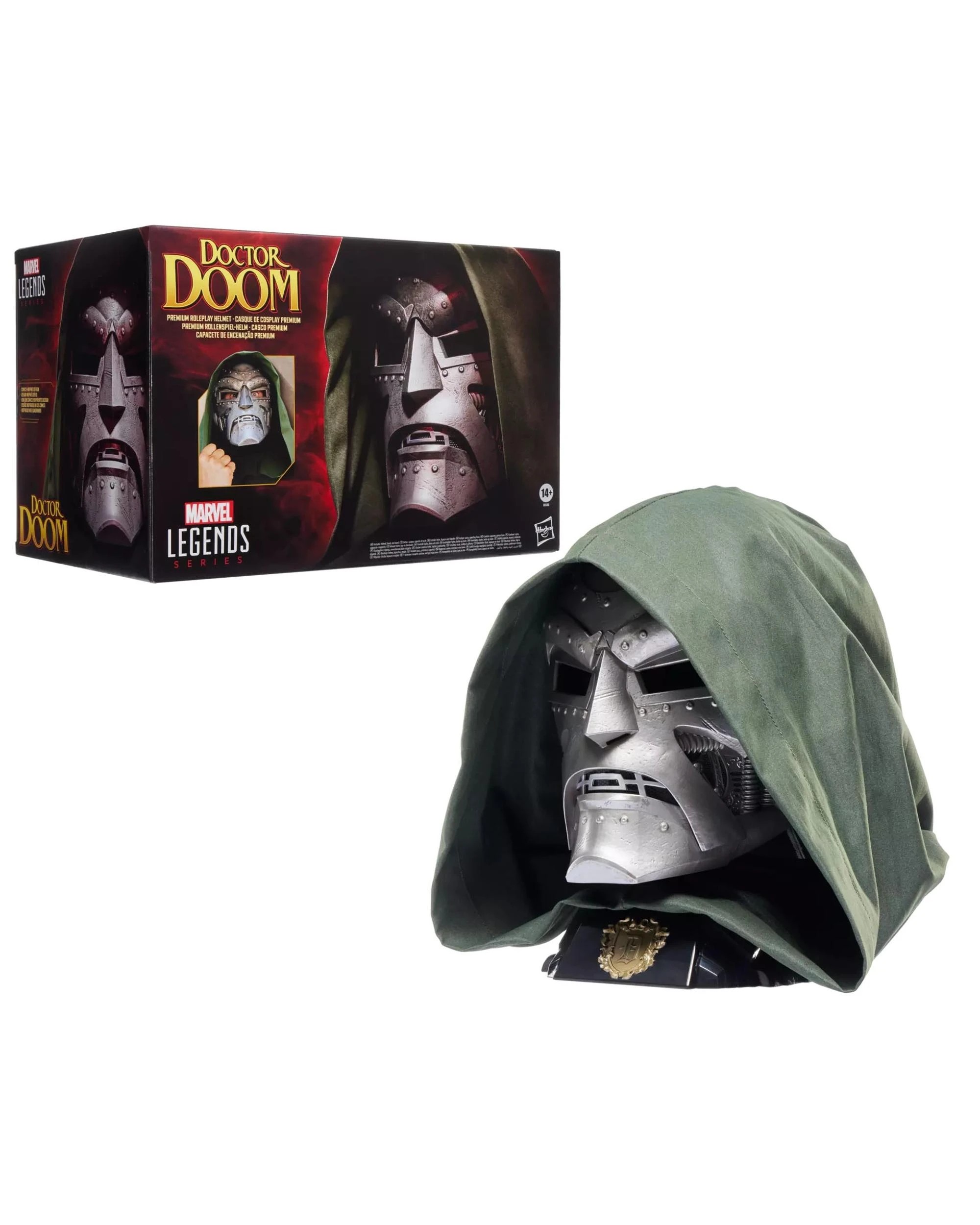 7 Marvel Legends Series Doctor Doom Premium Roleplay Helmet, 7 of 10