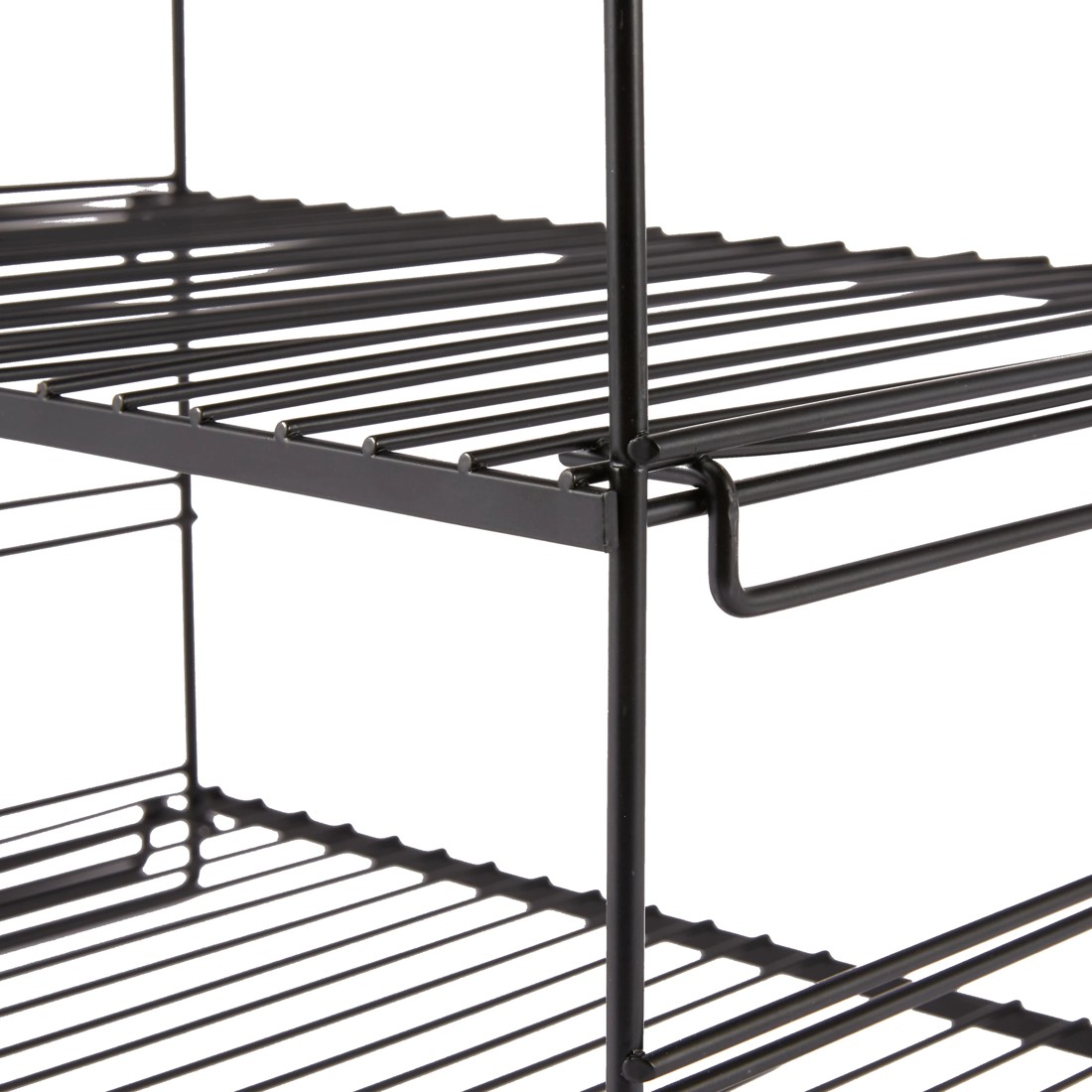 4 Black Wire 3 Tier Shelf, 4 of 7