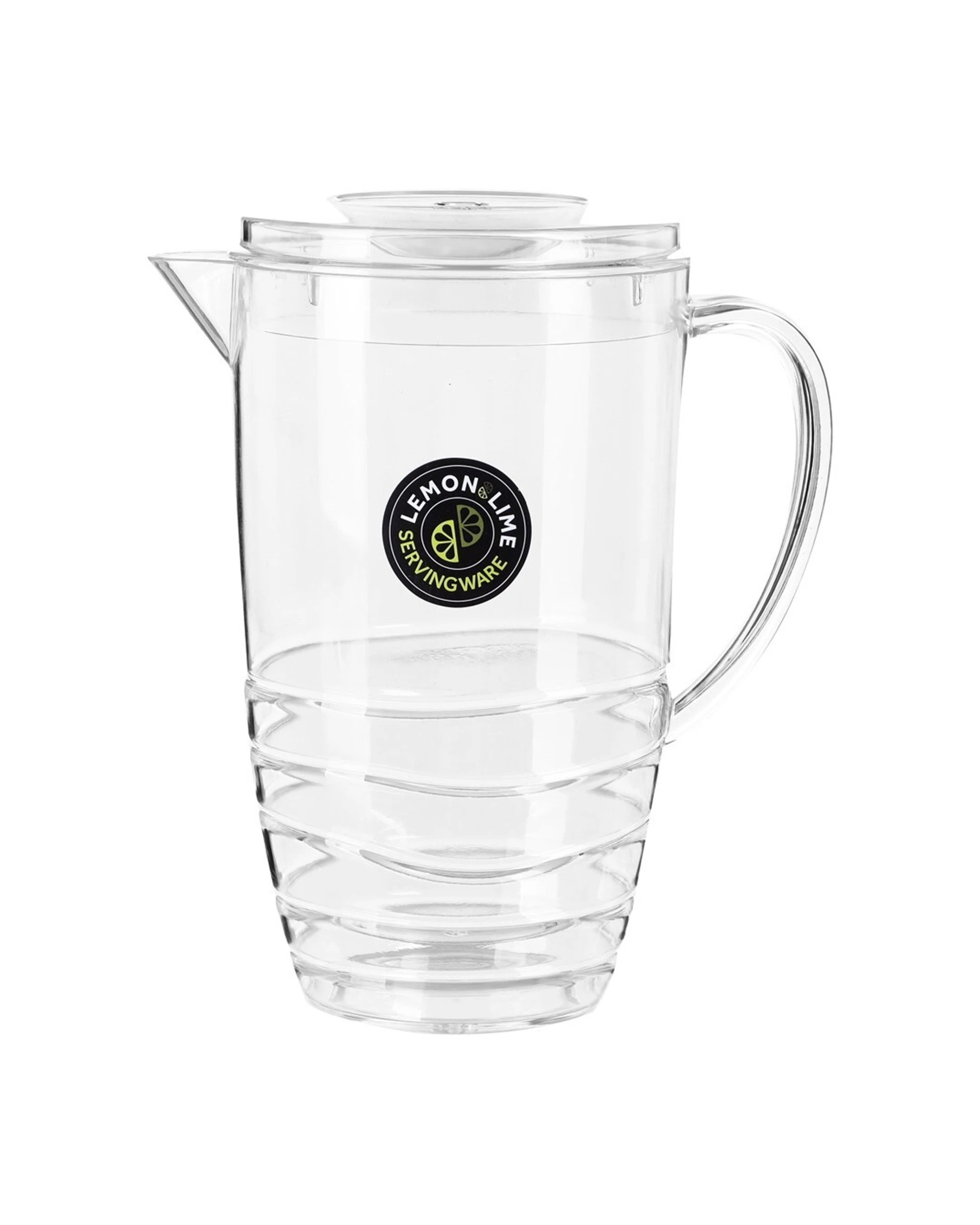 2 Lemon & Lime 3PK Wave Deco Pitcher 2.5L - BPA Free Durable Material - Multi, 2 of 7