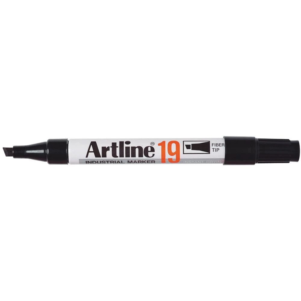 2 Artline 19 Industrial Permanent Marker Black 12 Pack, 2 of 2