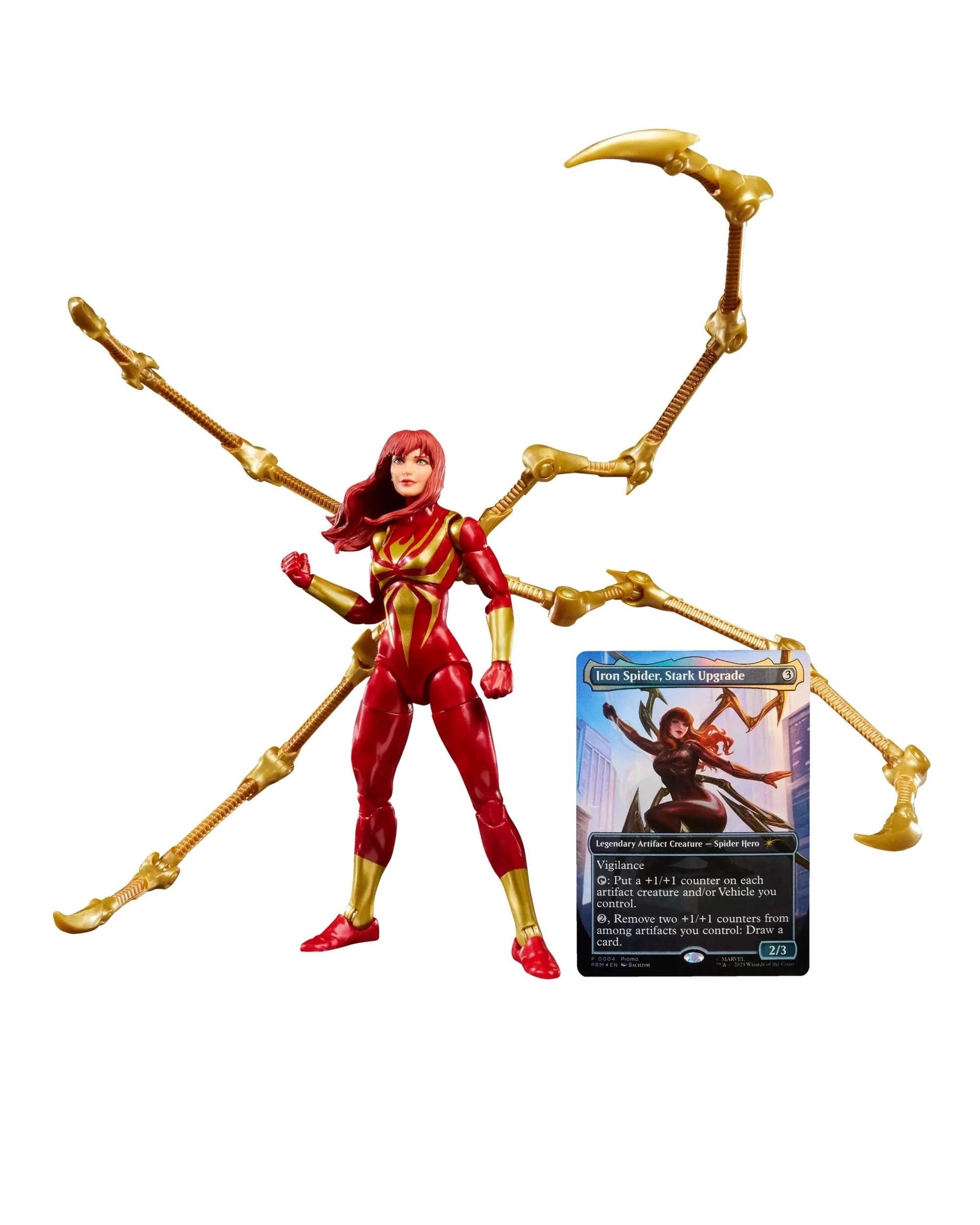 2 Marvel Legends Series Magic: The Gathering Mary Jane Watson - Iron Spider, 2 of 9