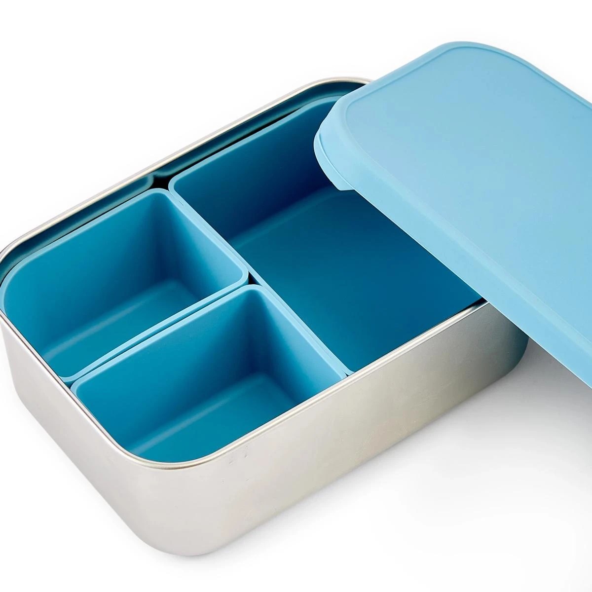 8 Stainless Steel and Silicone Snack Box - Assorted, 8 of 10