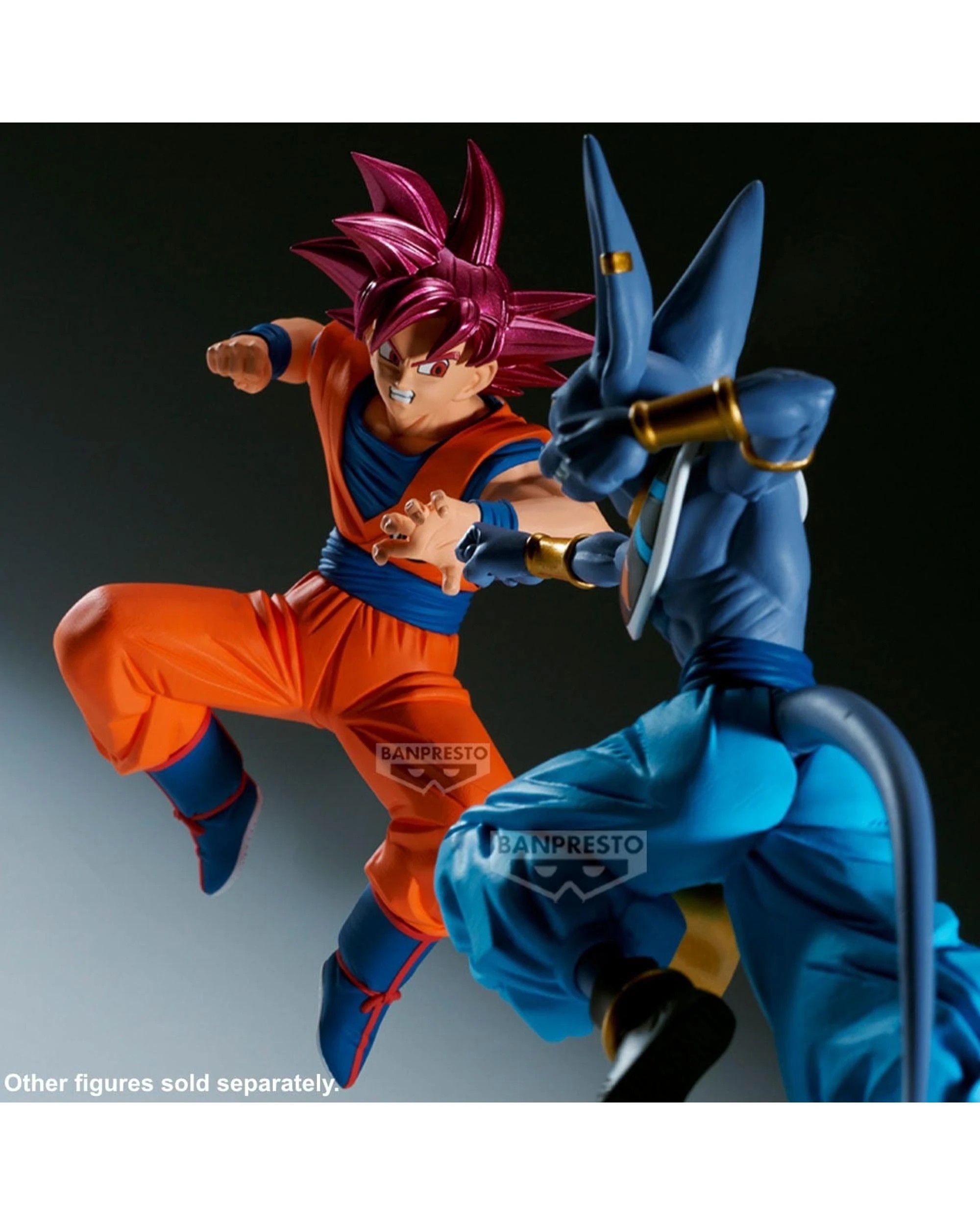 7 Banpresto Match Makers Dragon Ball Super Super Saiyan God Son Goku - vs Beerus -  Figure, 7 of 7