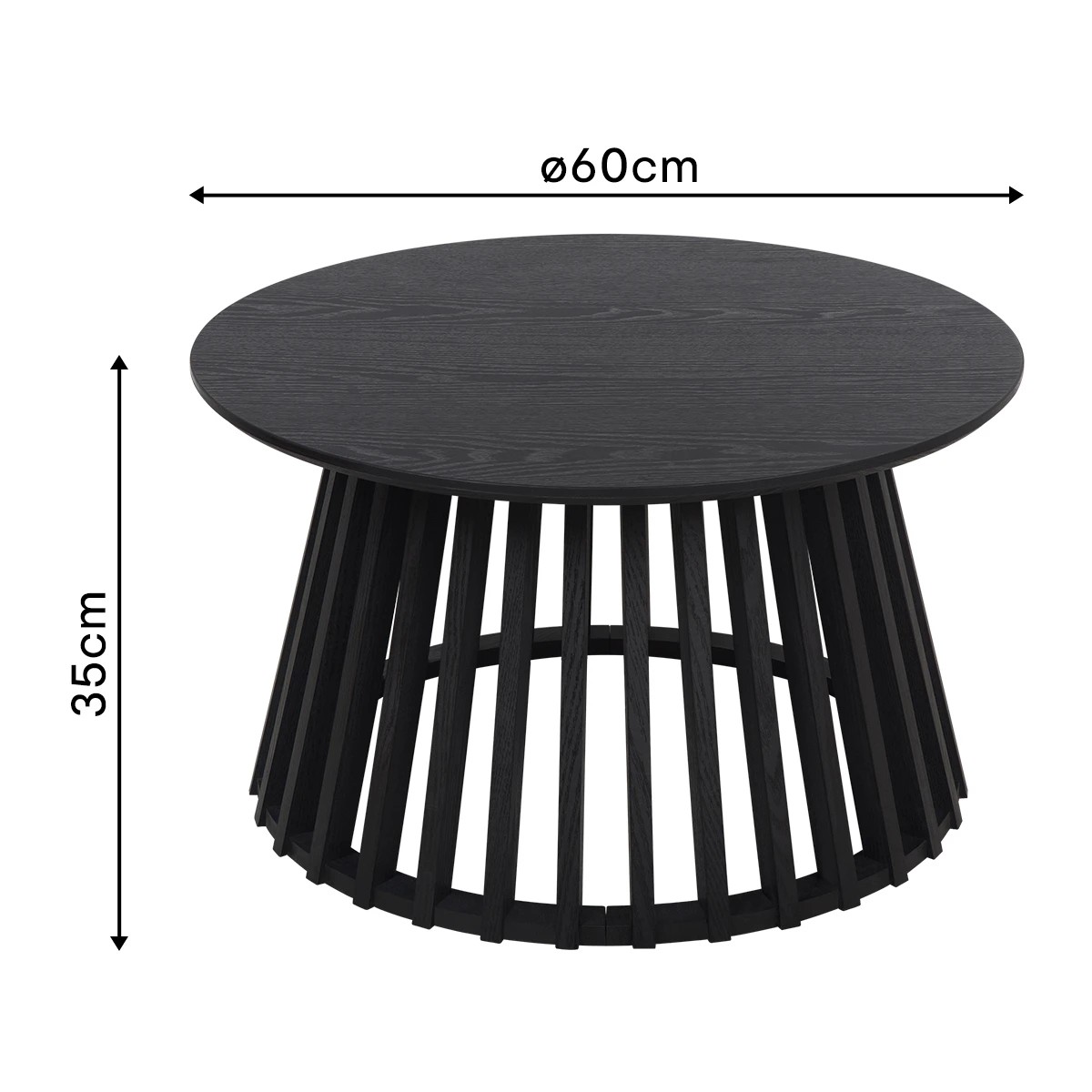 7 Nate Coffee Table - Black, 7 of 7