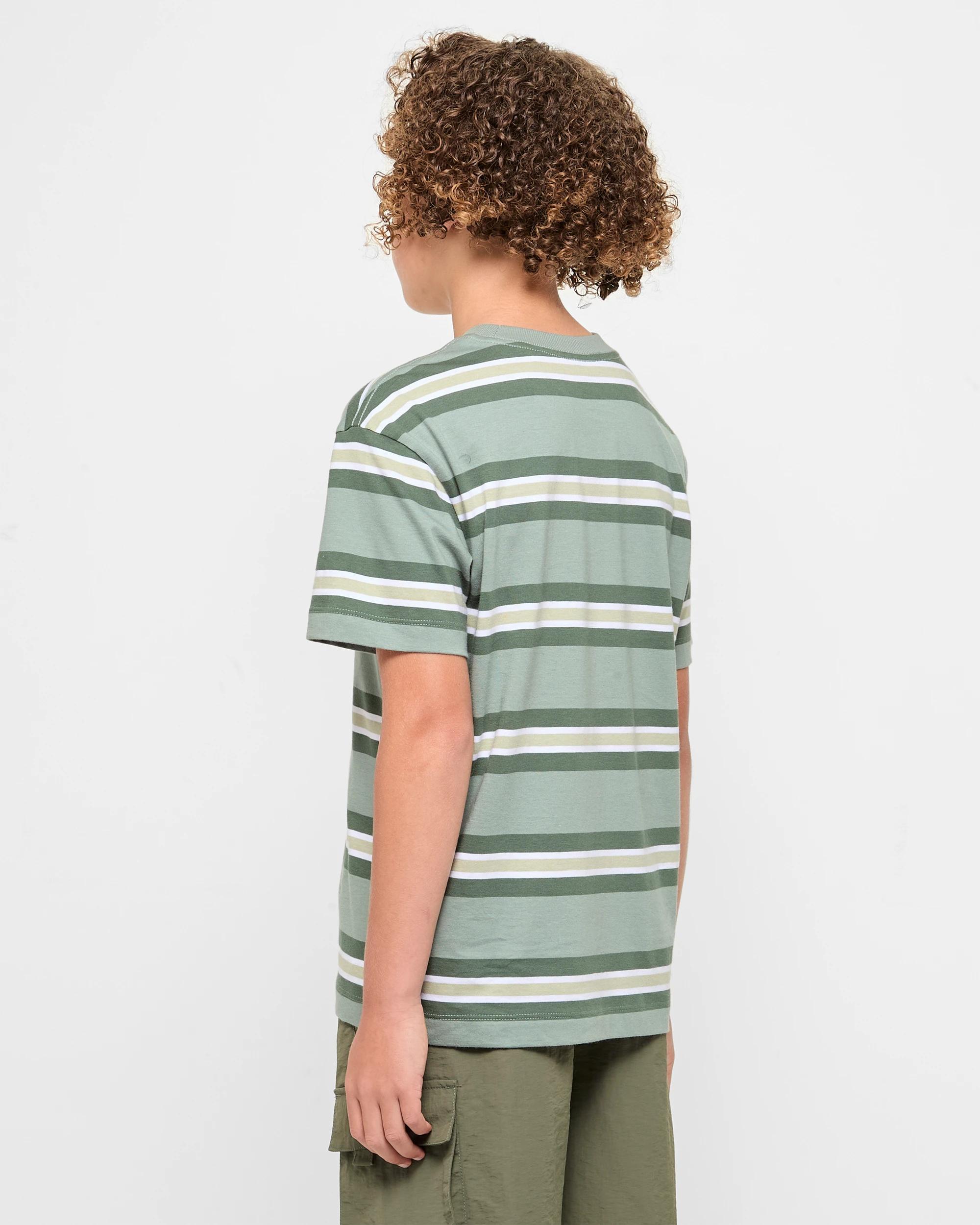 3 Target Australian Cotton Print T-shirt GREEN STRIPE, 3 of 5