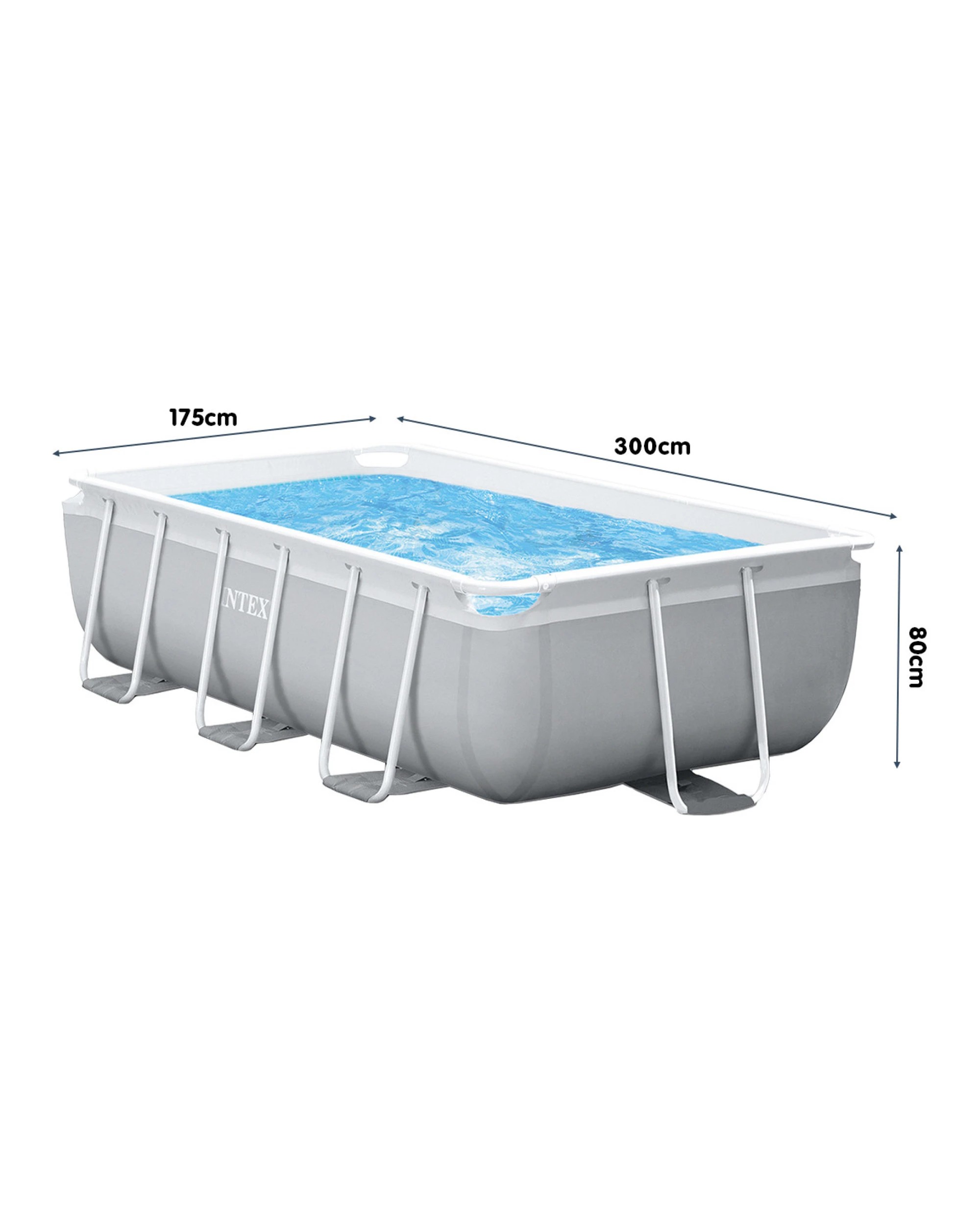 3 Intex 26784AU 3.00m x 1.75m Above Ground Swimming Pool Rectangular, 3 of 5
