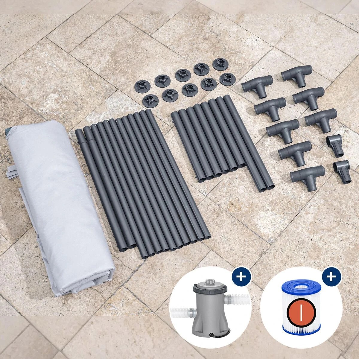 7 Bestway Bathtub Portable Freestanding Recovery Spa Ice Bath Tub Massage Athletes Cold Water Soaking Shower Outdoor, 7 of 7
