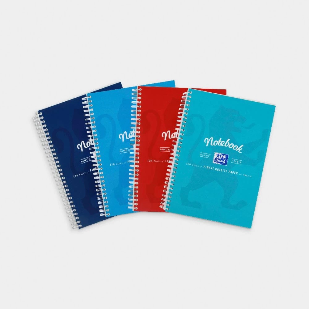 4 Oxford A4 Notebook 120 Pages with Scribzee App Navy Blue, 4 of 4