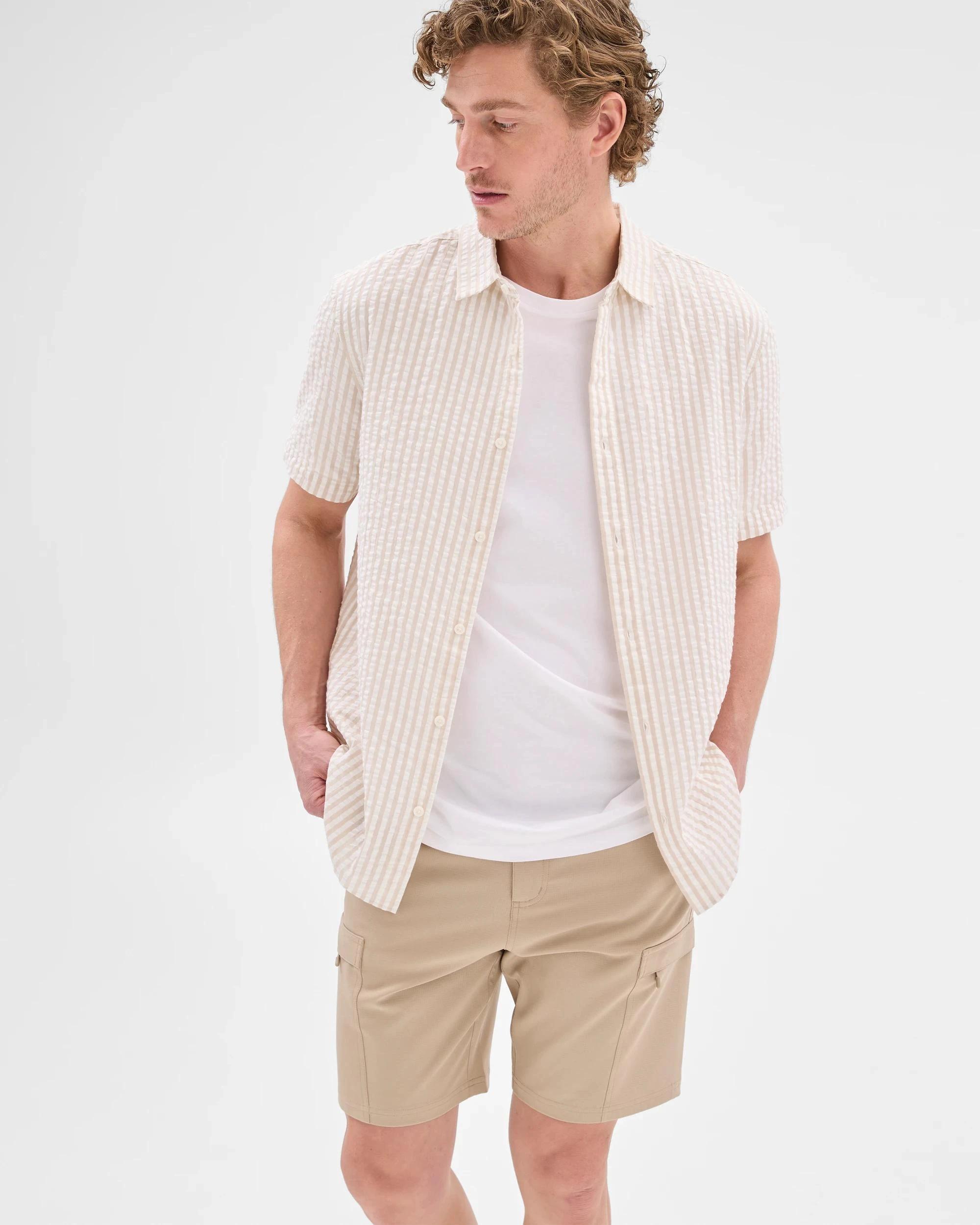 3 Target Hybrid Cargo Shorts STONE, 3 of 10