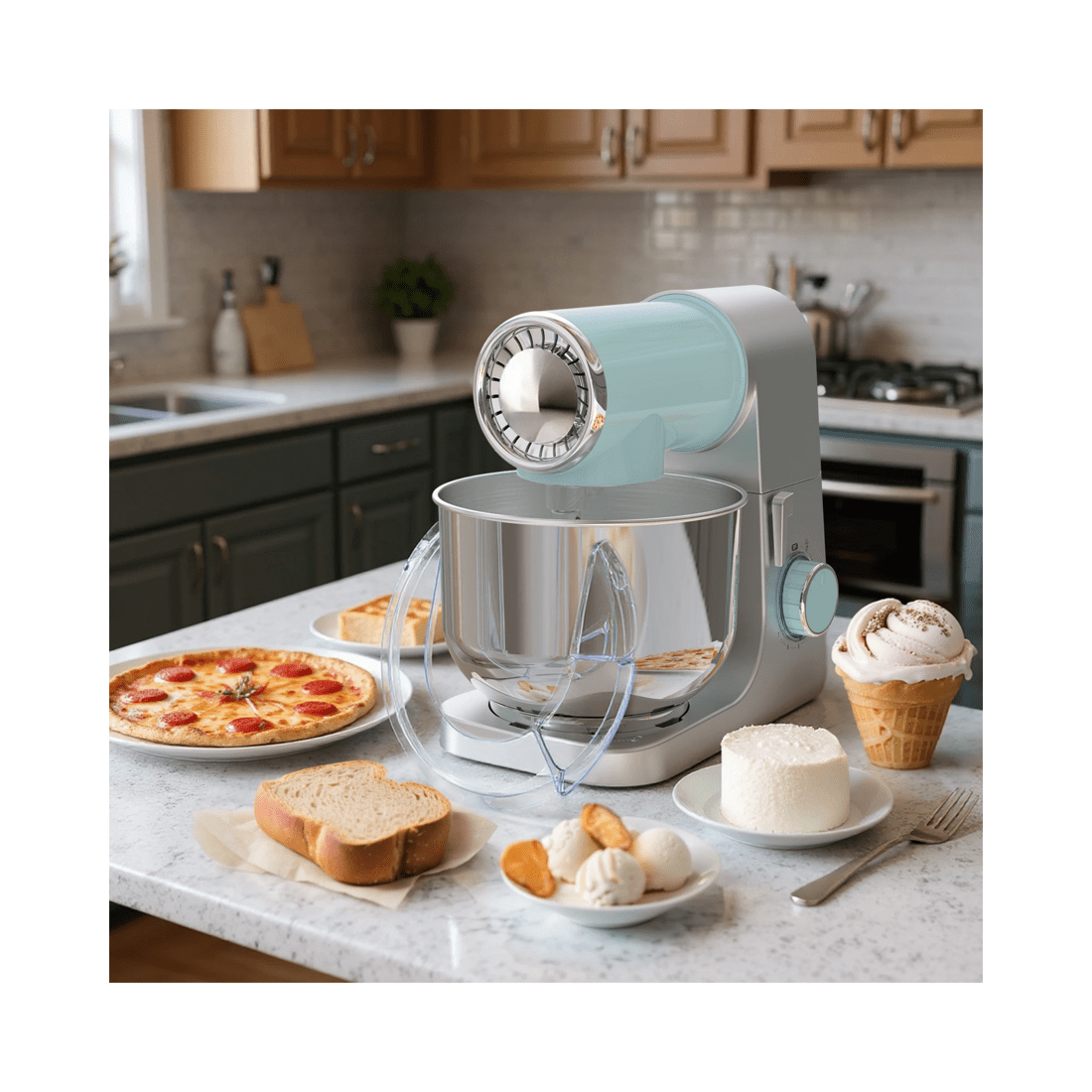 2 Advwin Stand Mixer With Ice Cream Maker, 2 of 8