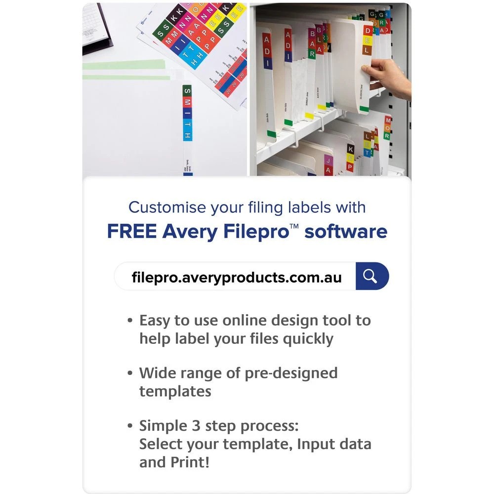 4 Avery Foolscap Lateral File White 15 Pack, 4 of 4