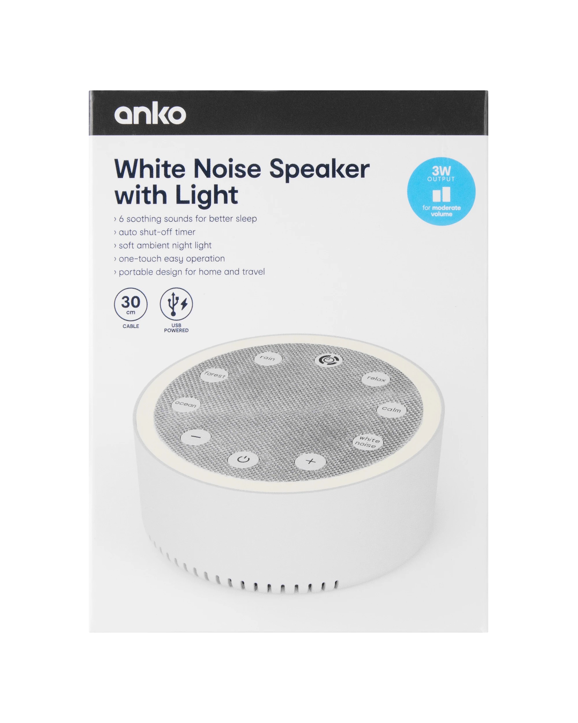 8 White Noise Speaker with Light, 8 of 8
