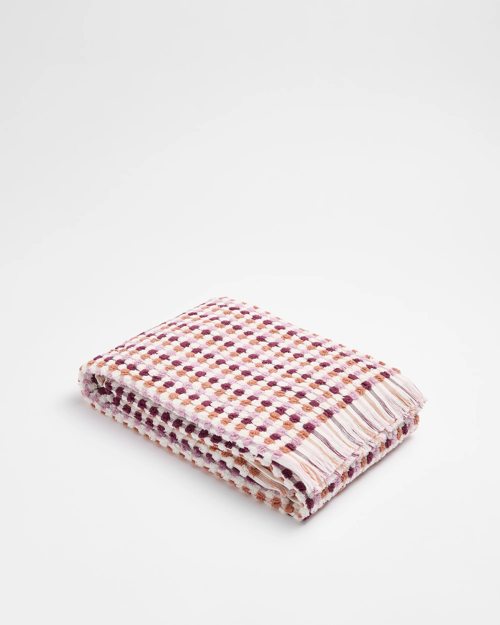 1 Target Charli Australian Cotton Popcorn Bath Towel - Pink, 1 of 2