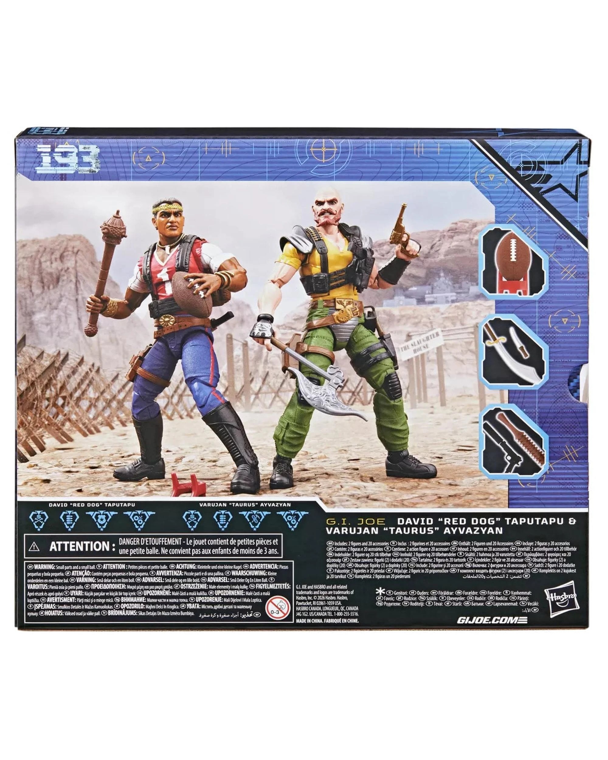 7 G.I. Joe Classified Series #193 David Red Dog Taputapu and Varujan Taurus Ayvazyan Action Figures, 7 of 7