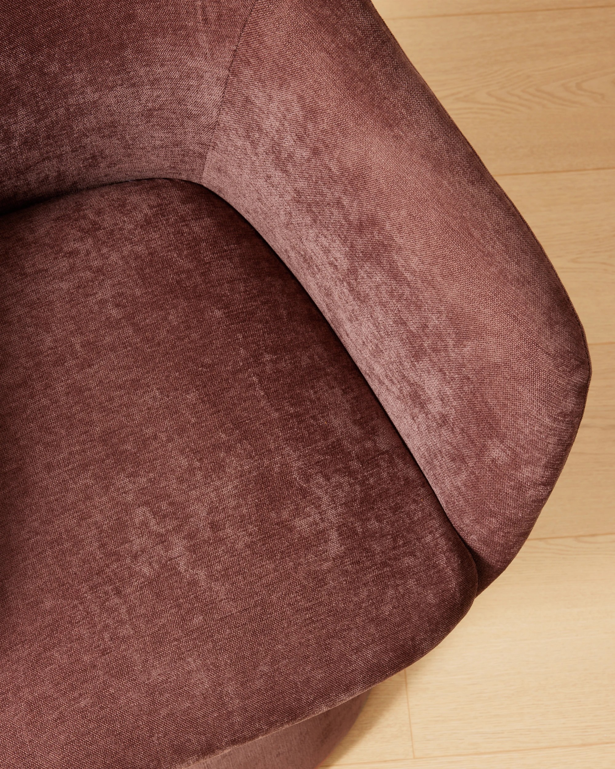 6 Gigi Swivel Dining Chair - Burgundy, 6 of 7