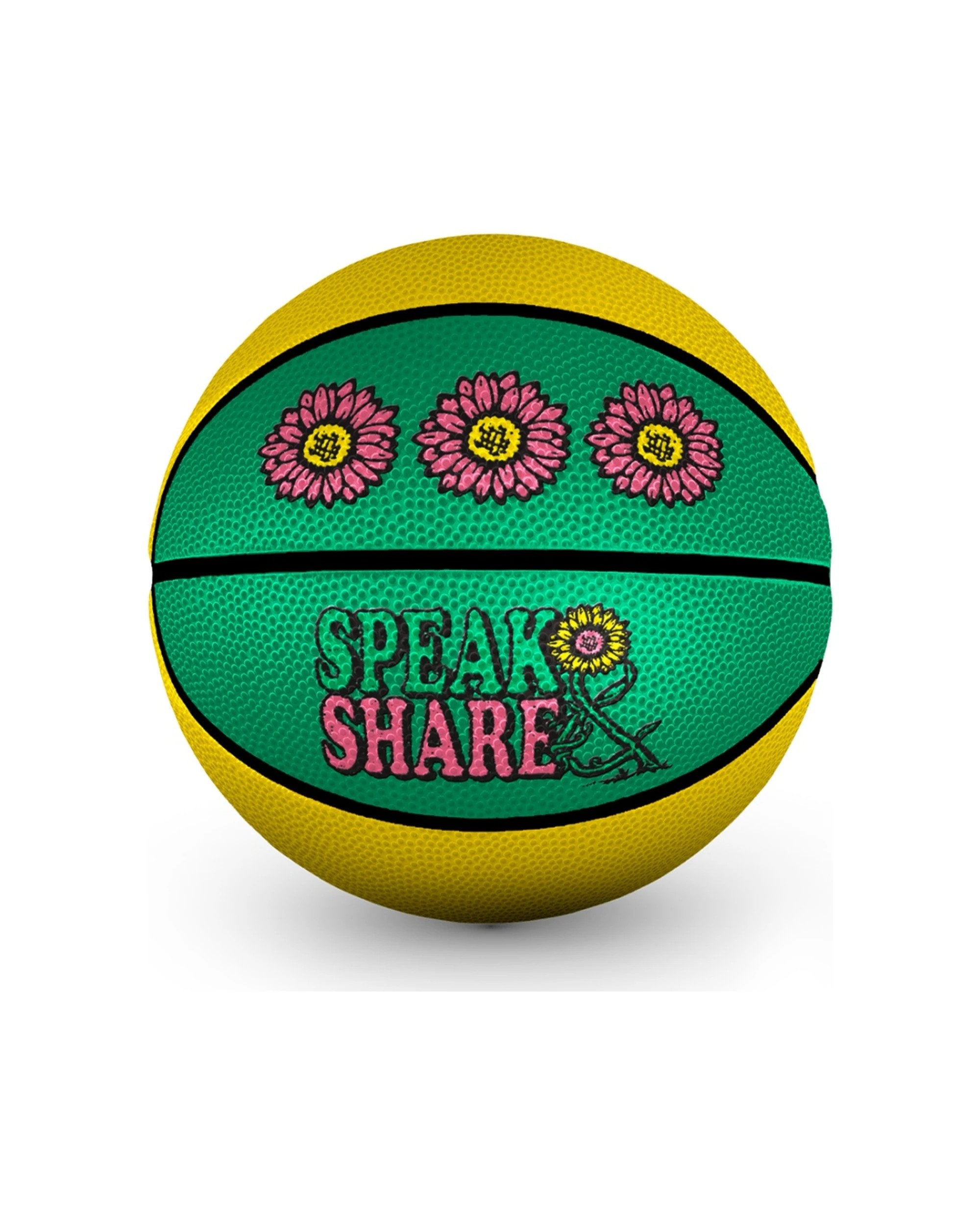 1 Victor Sports Basketball Speak Share Rubber Grip Ball Youth Size 5 - Green, 1 of 1