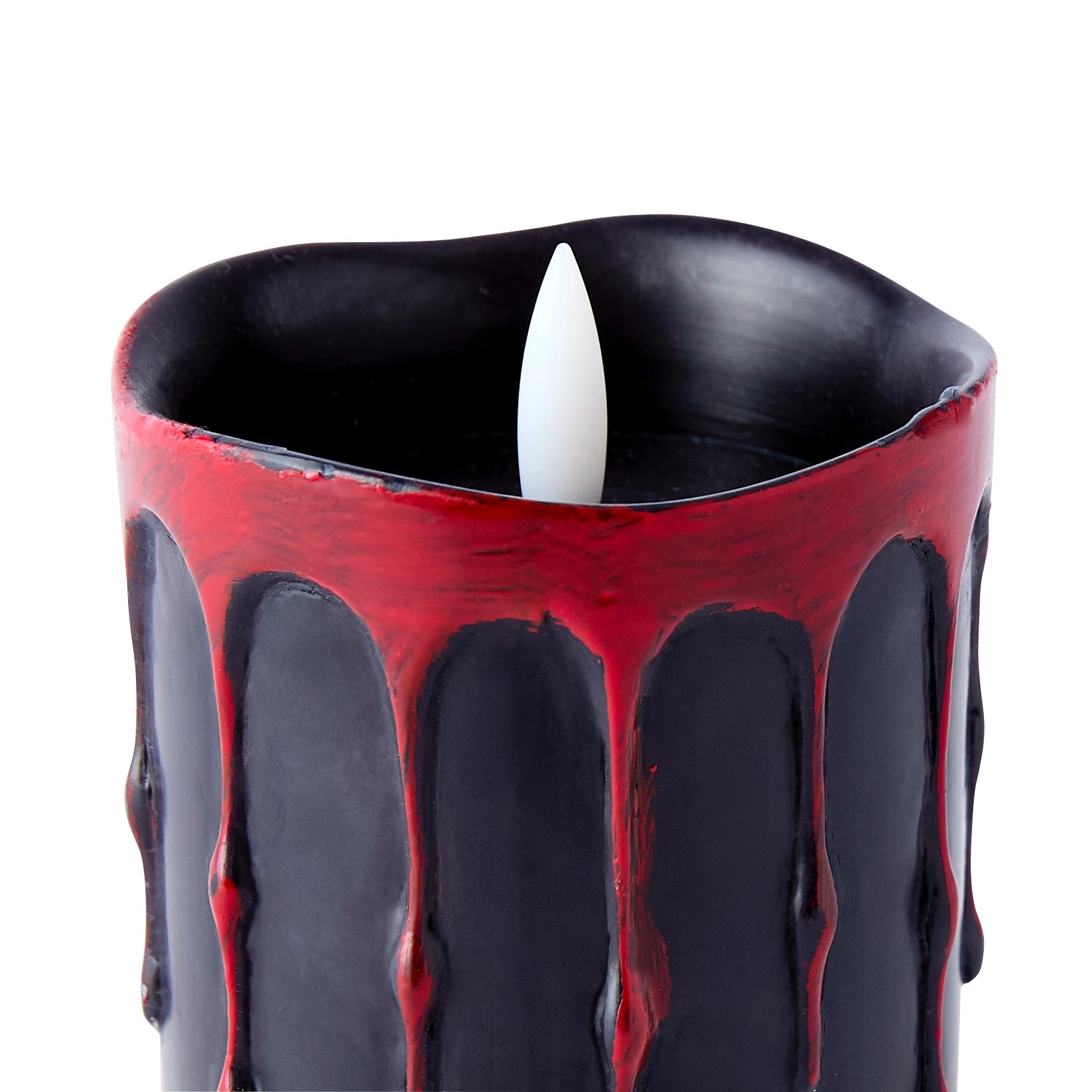 4 Halloween Dripping Wax LED Candle Set, 4 of 9