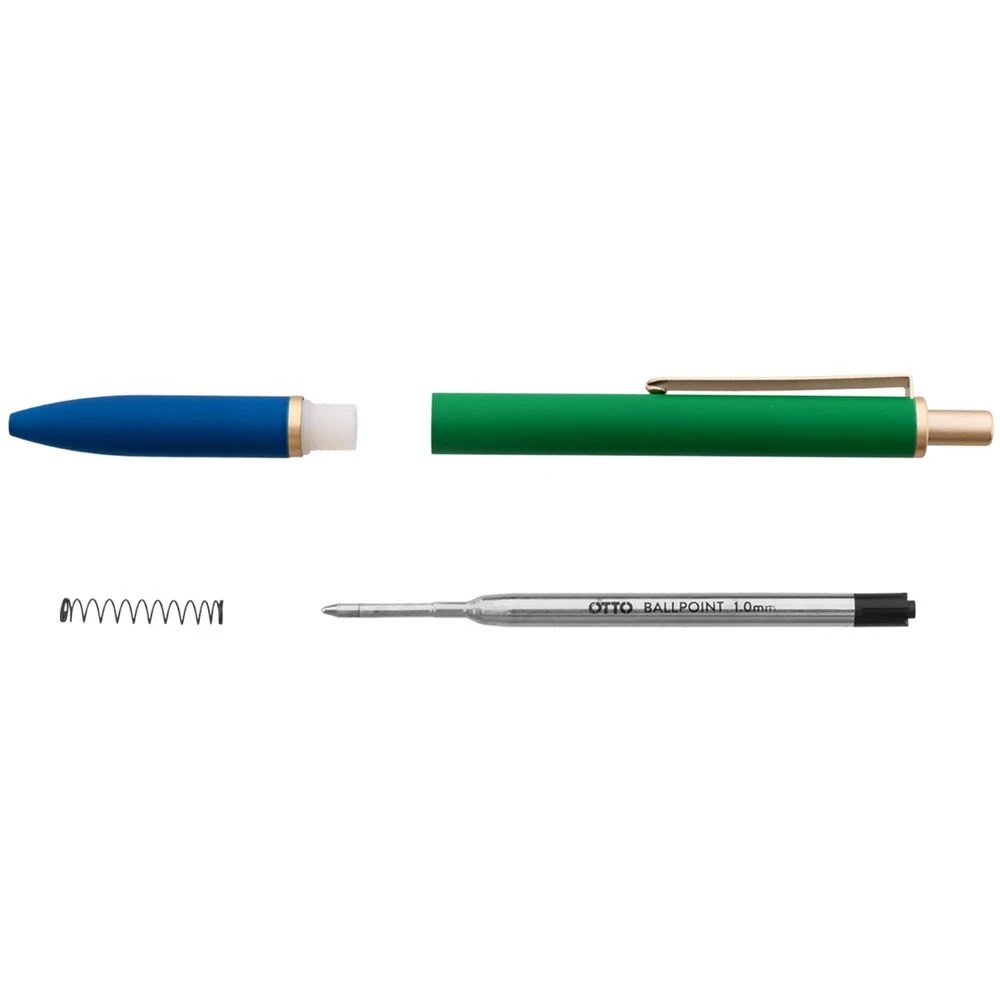 6 Otto Premium Miami Ballpoint Pen 1mm Cobalt Green, 6 of 7