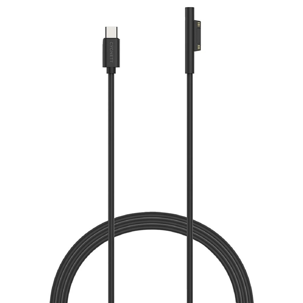3 Cygnett Essentials USB-C to Surface Cable 1m Black, 3 of 4