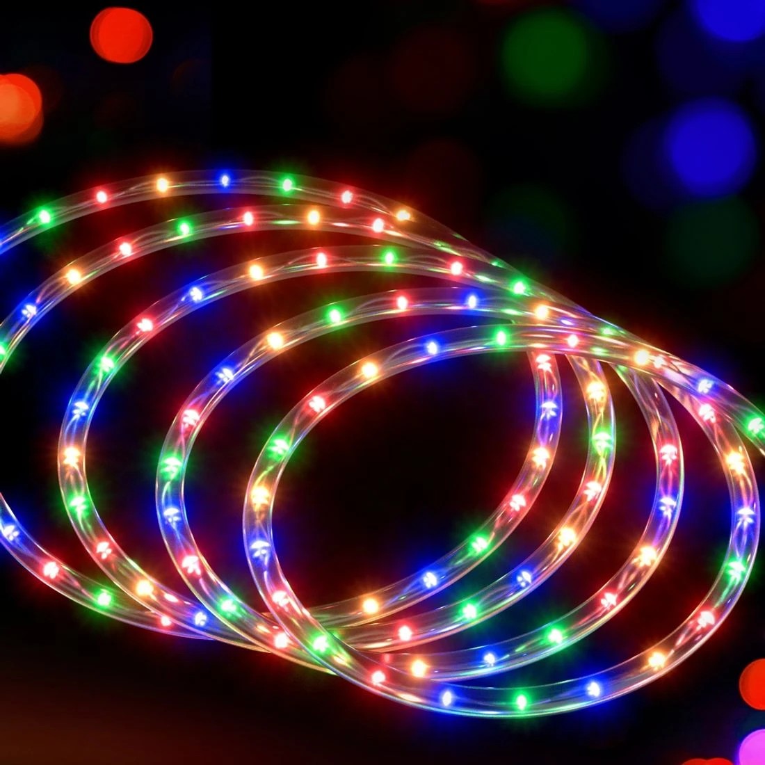 3 Jingle Jollys 20m Christmas Lights String Rope Light Decoration 600 Led LED String Lights Indoor Outdoor
 - multi, 3 of 6