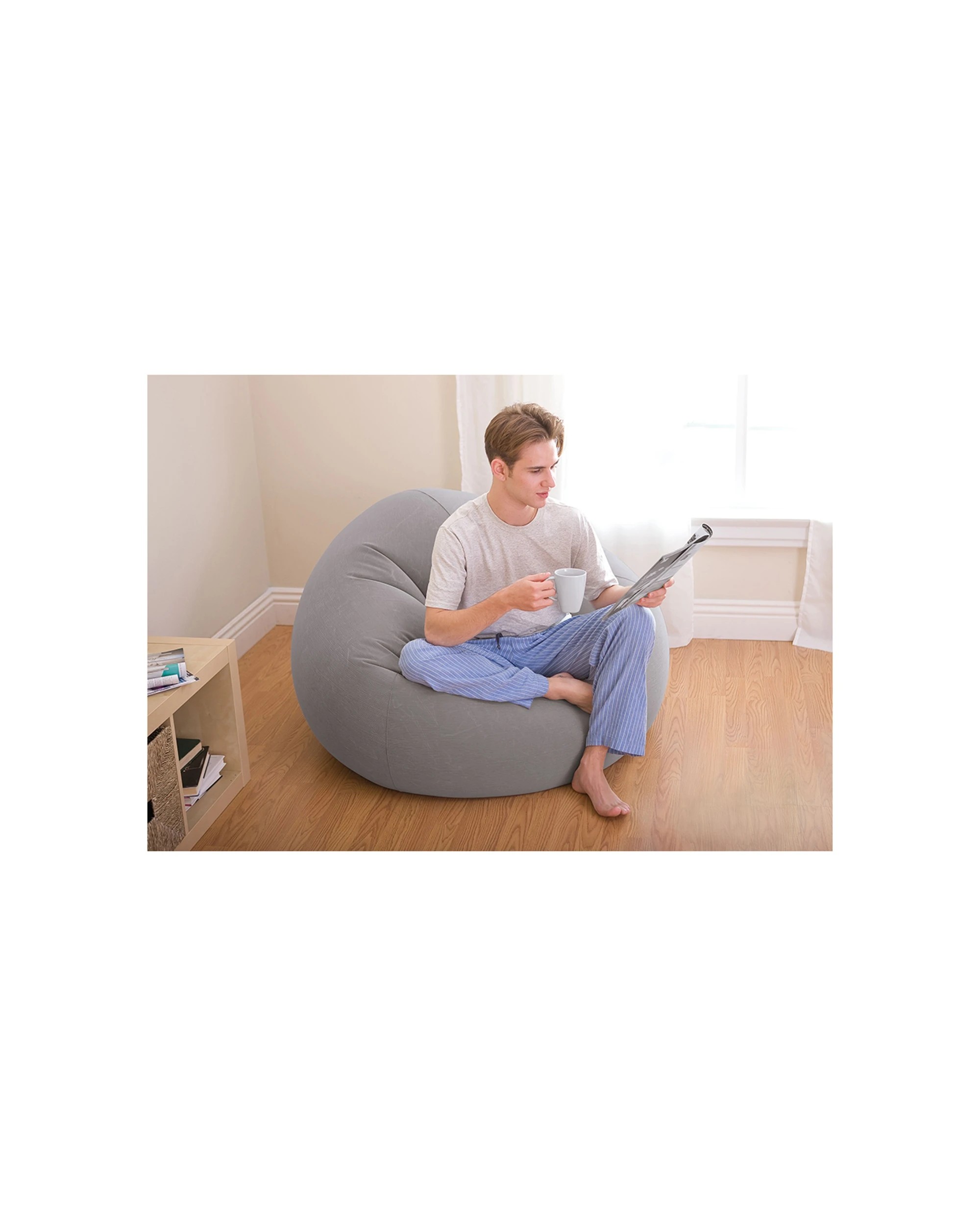 2 Intex Beanless Bag Chair - Beige, 2 of 3