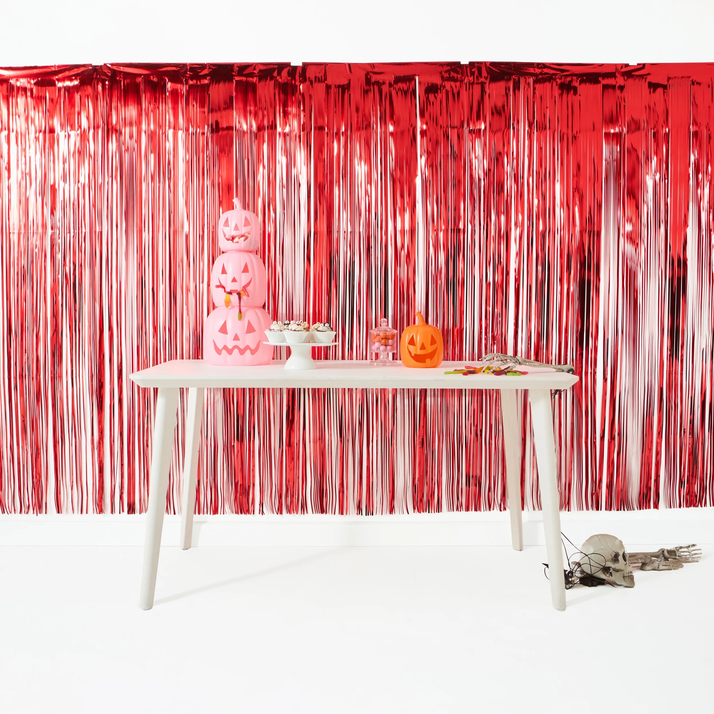 2 Red Foil Backdrop, 2 of 5
