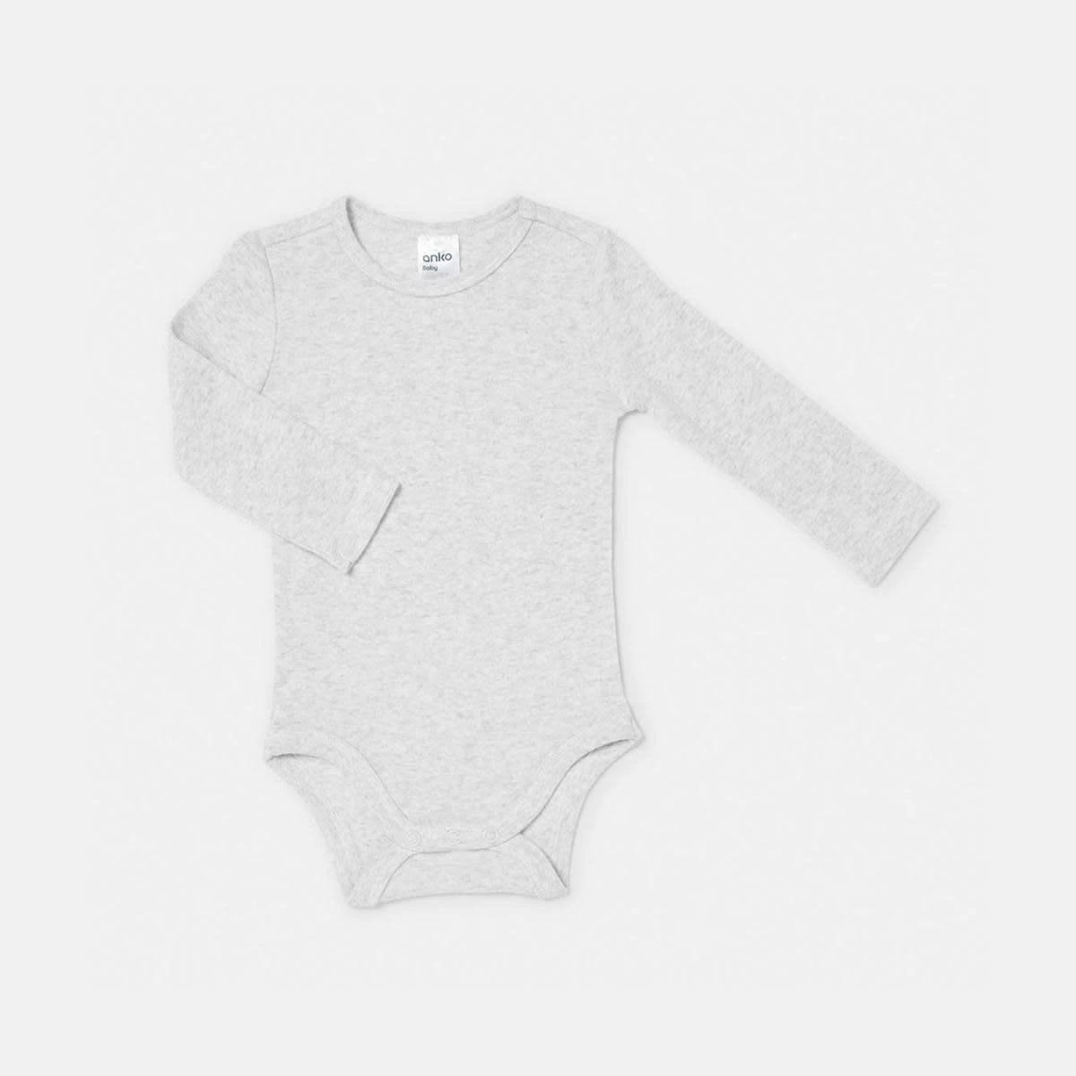 1 Everyday Long Sleeve Bodysuit Whitmarl A, 1 of 3