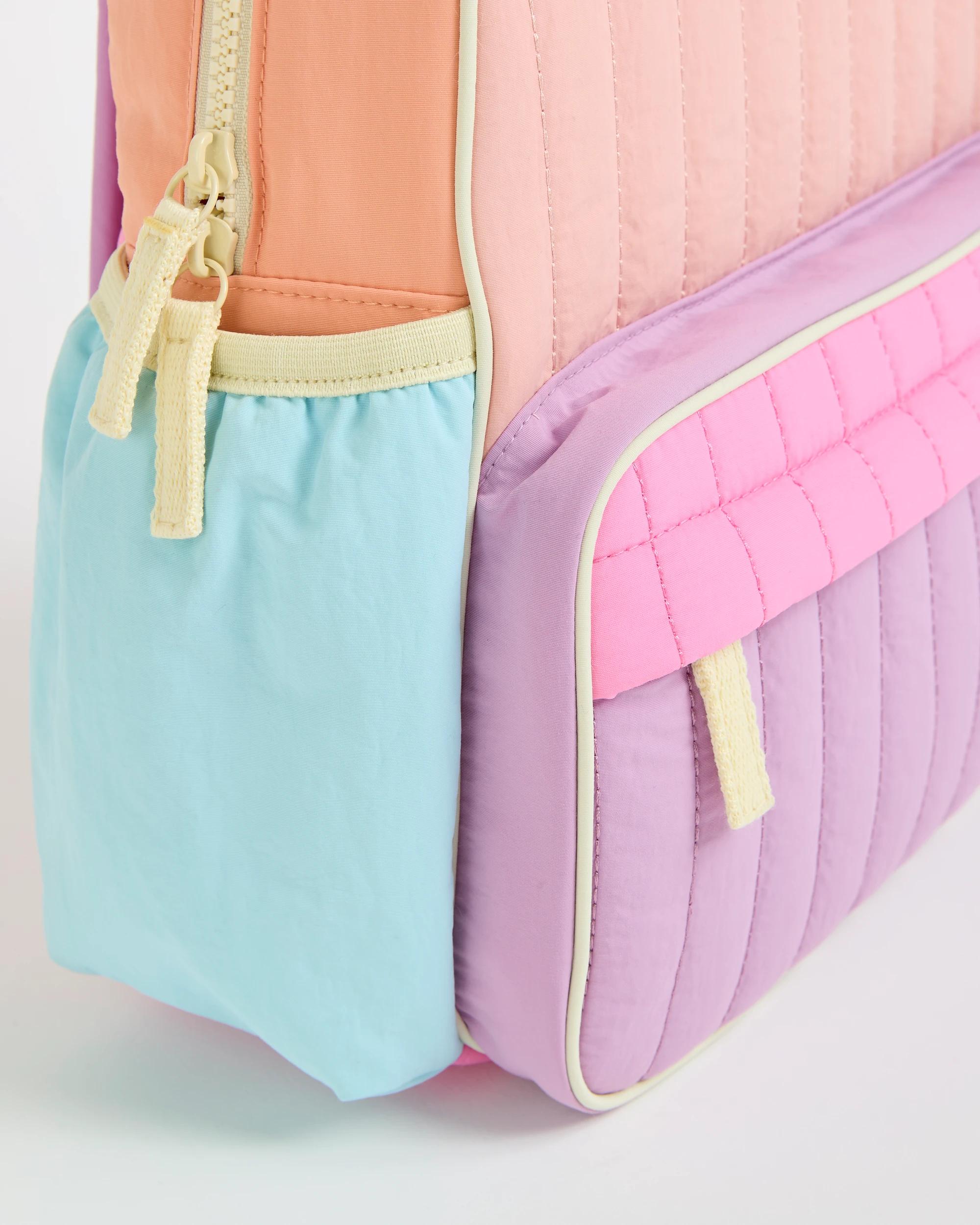 2 Target Kids Colour Block Quilted Backpack PINK PASTELS, 2 of 2