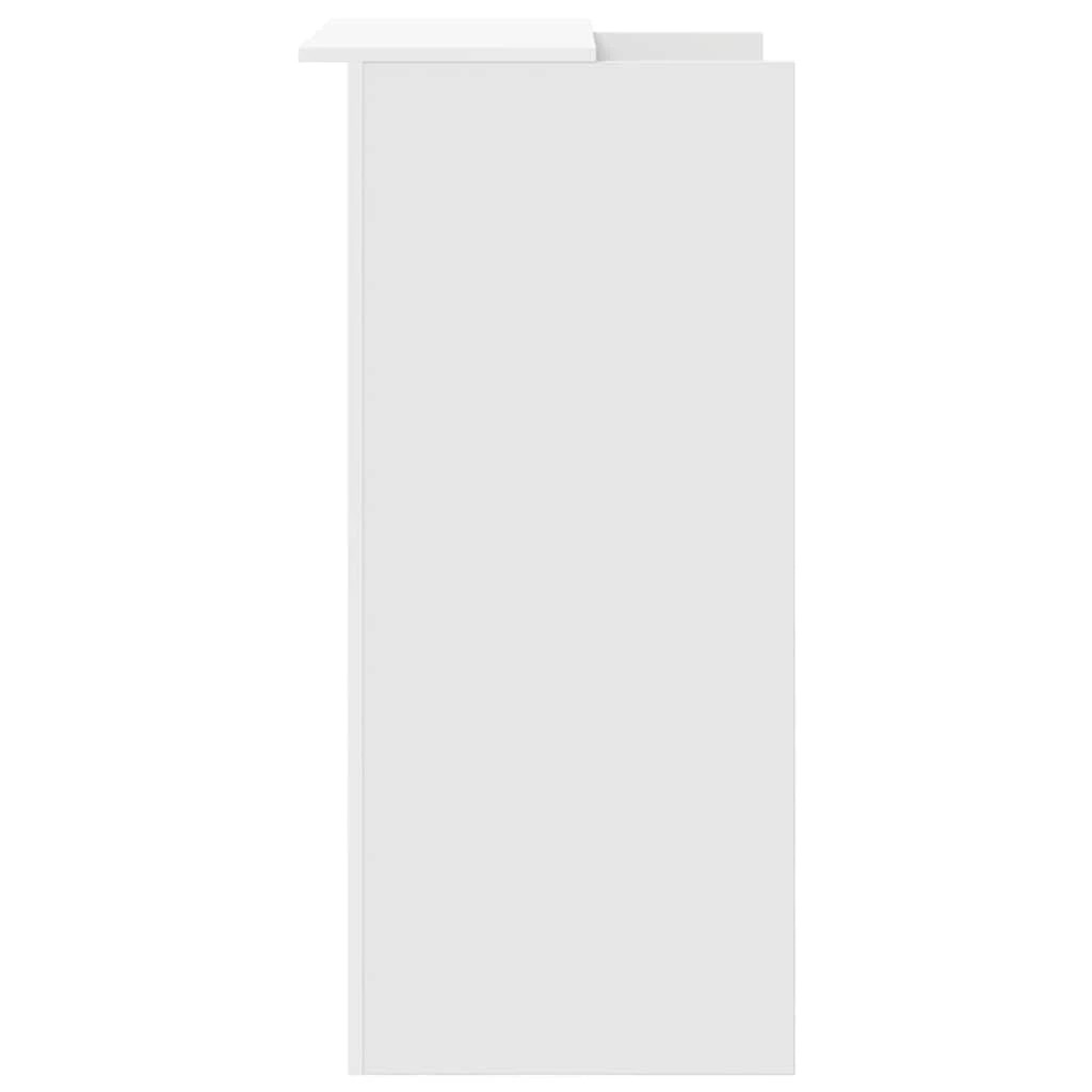6 vidaXL reception desk Ample Storage - White, 6 of 10
