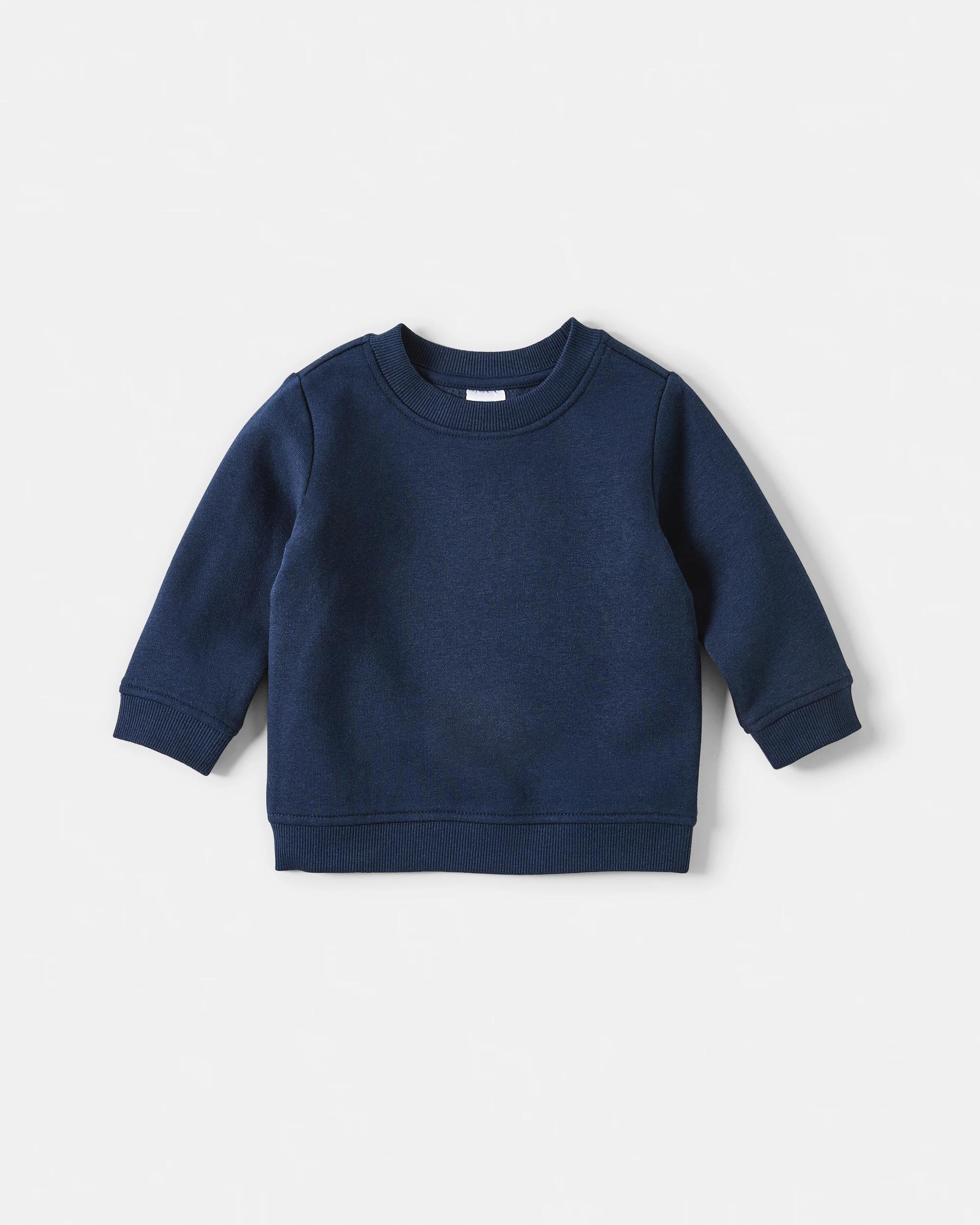 1 Everyday Sweatshirt Dress Navy, 1 of 3