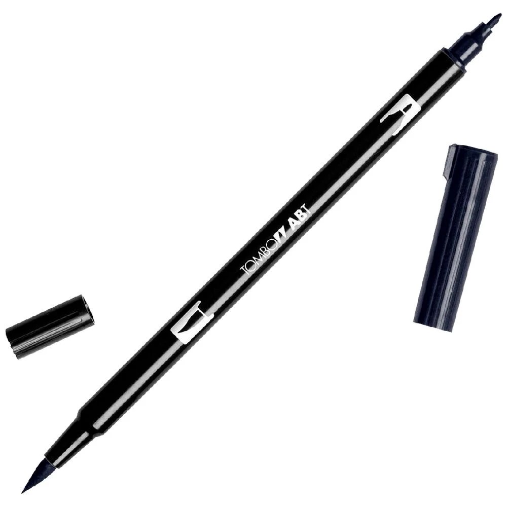 1 Tombow Brush Pen N25 Lamp Black, 1 of 3