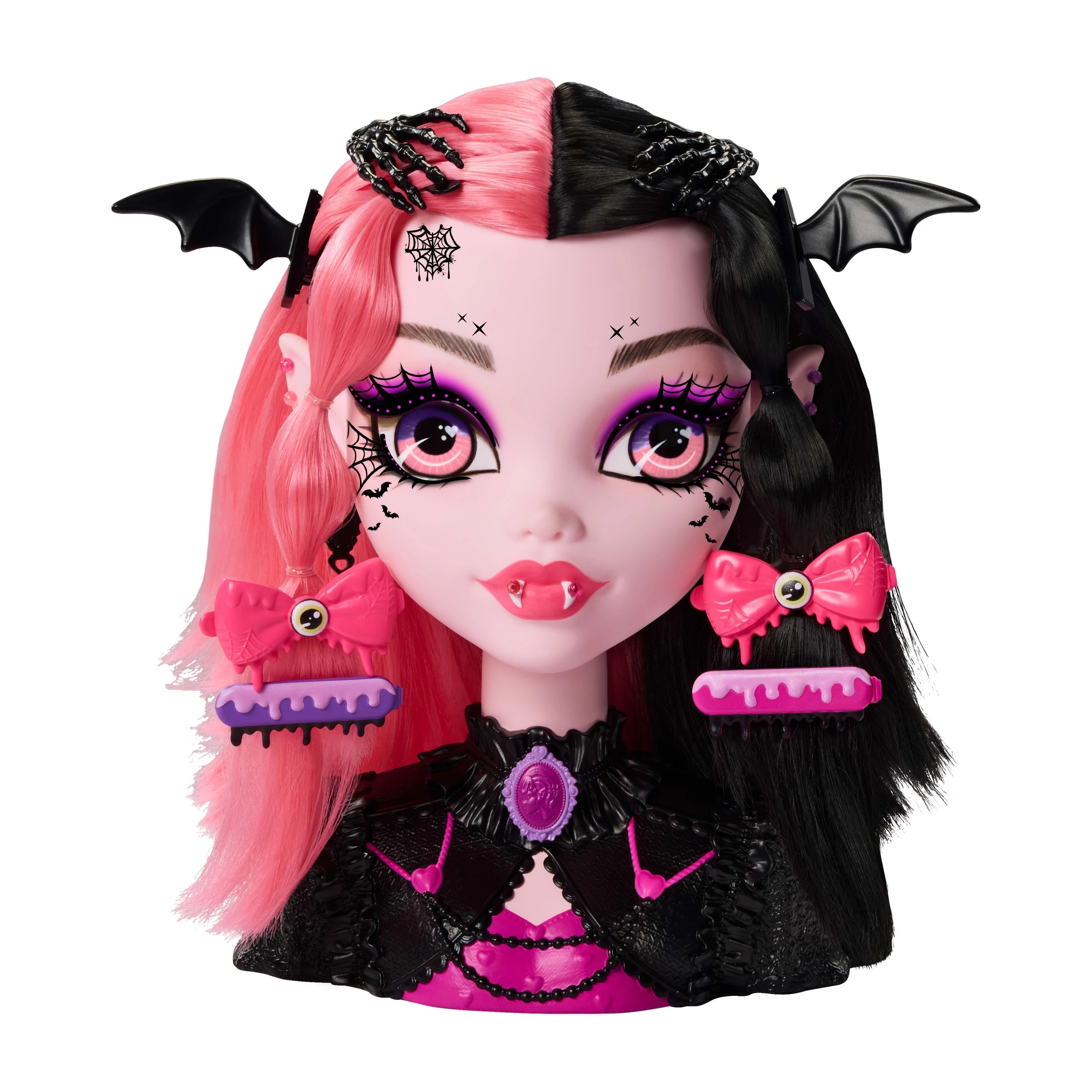 2 Monster High Draculaura Styling Head, 2 of 6