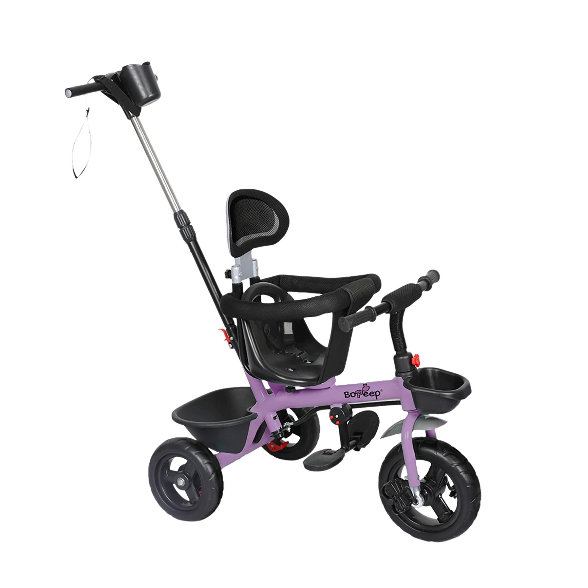2 Bopeep 2-in-1 Kids Tricycle Purple, 2 of 6