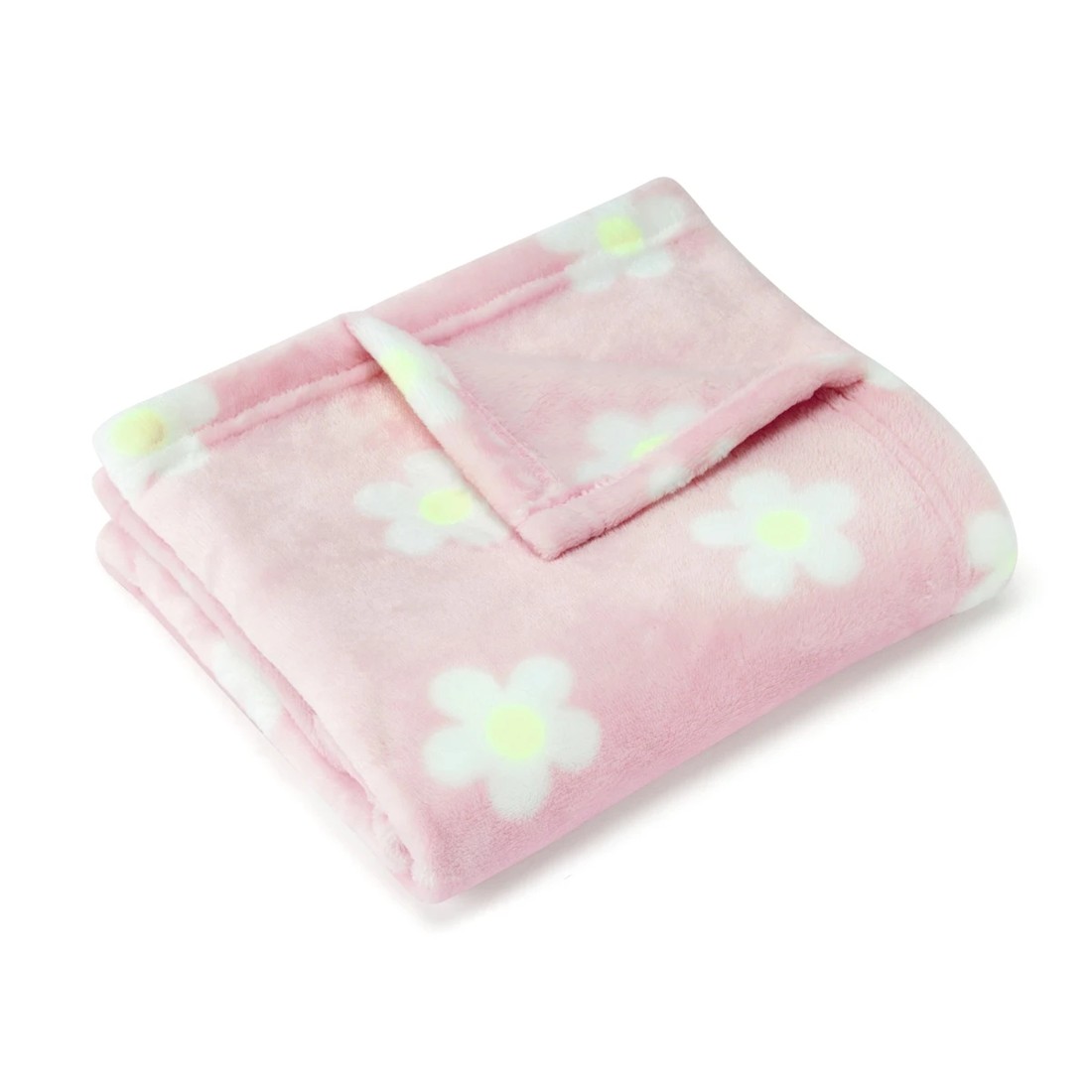 1 Coral Fleece Throw - Daisy, 1 of 5